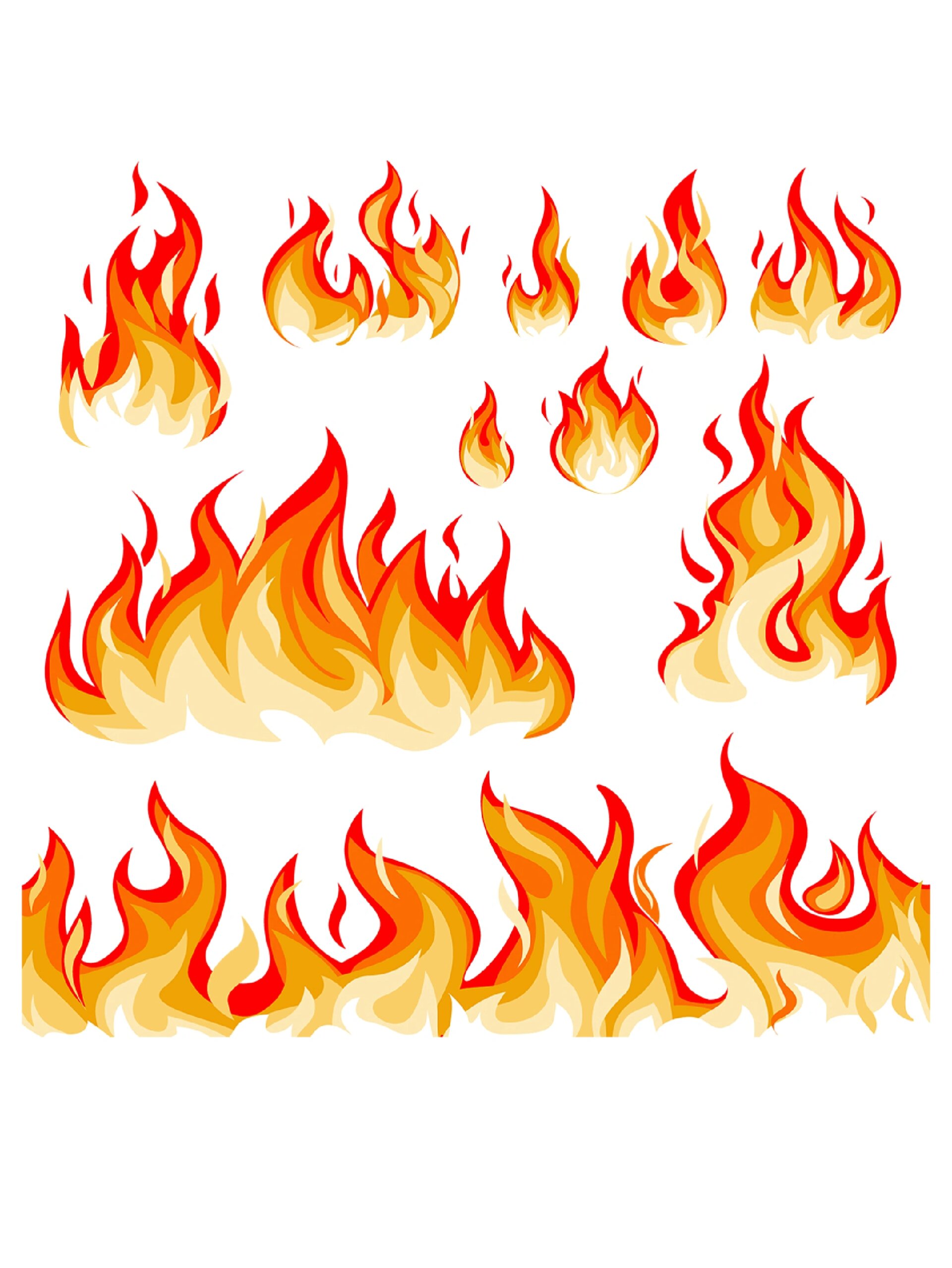 97 想要让你的设计更加生动有趣吗?那就来试试火焰素材吧!