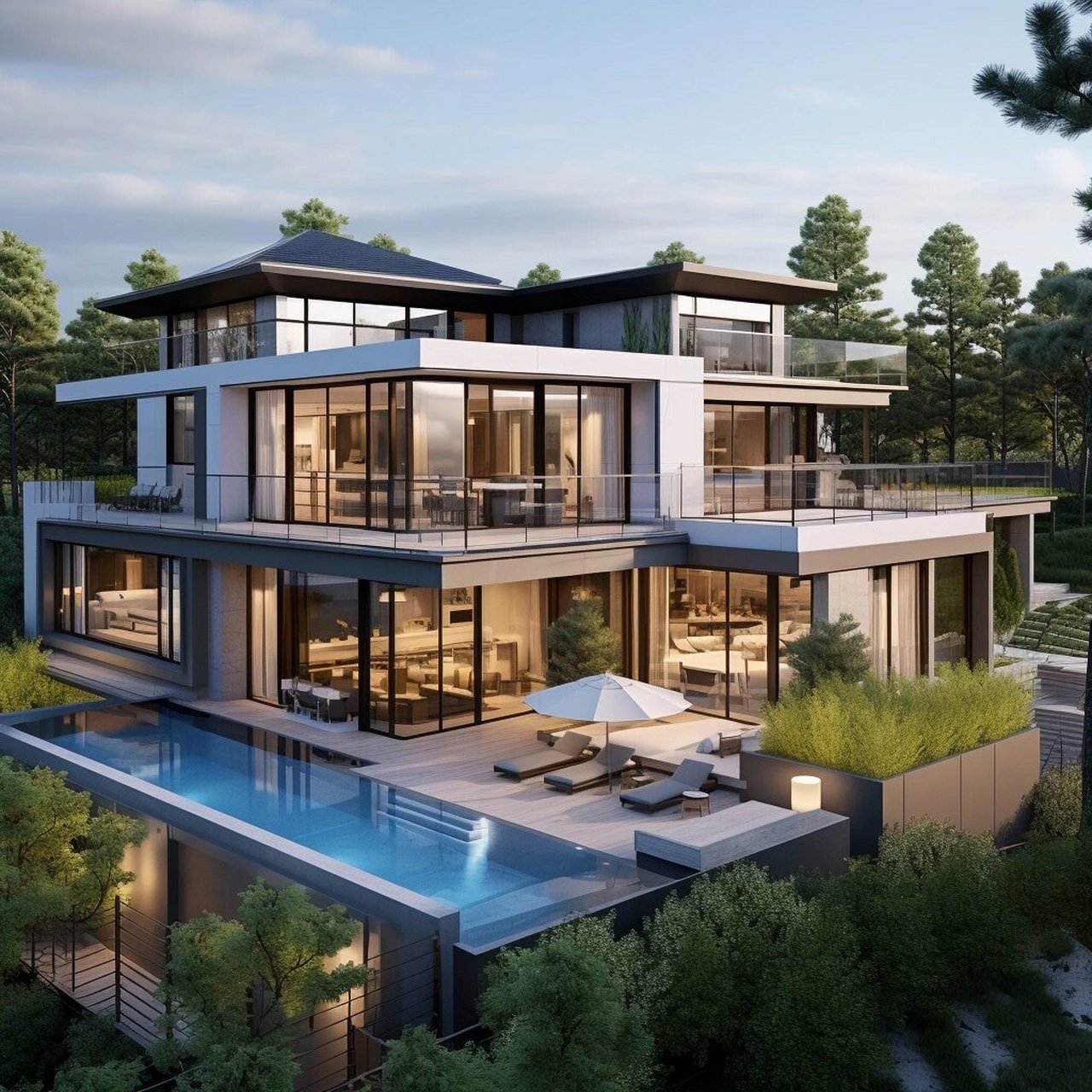 独栋别墅效果图分享