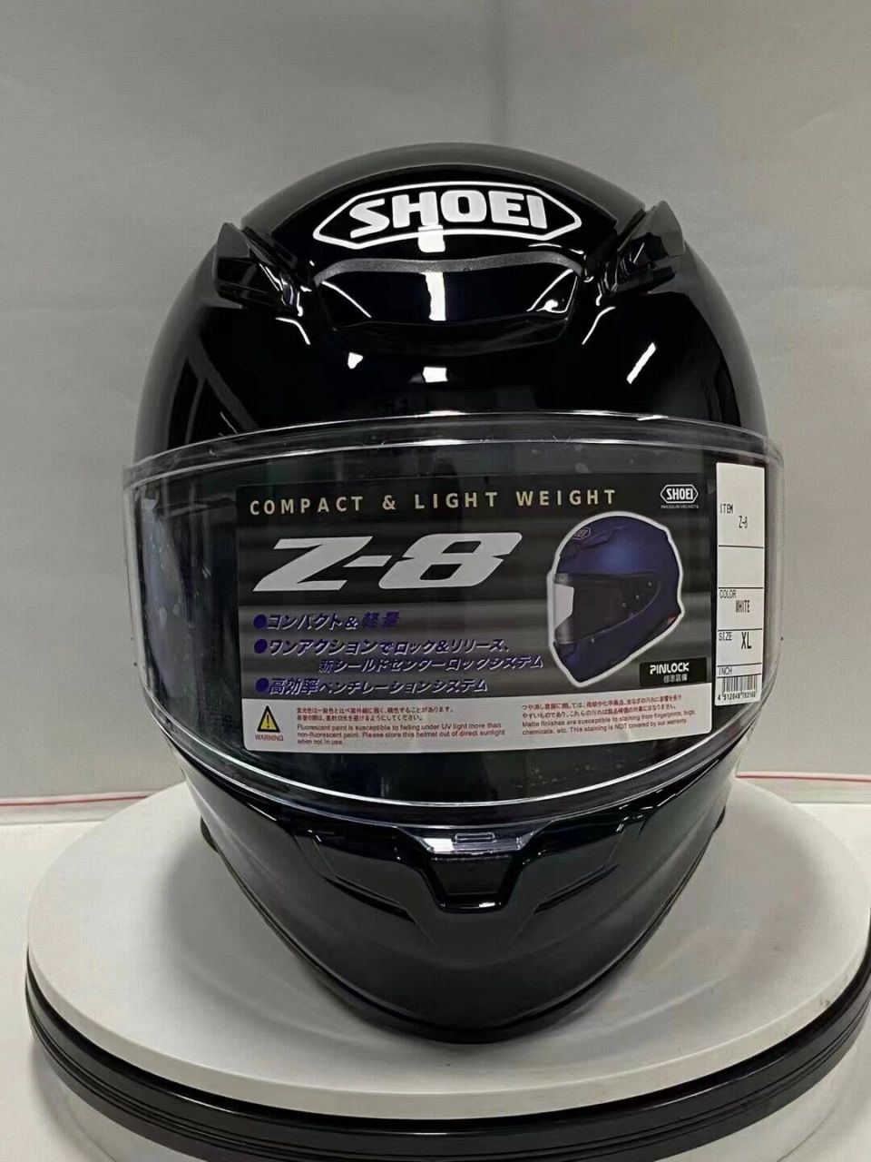 亮黑武士 它来啦! shoeiz8亮黑!亮面的漆面!精致的外观 !百搭的设计!