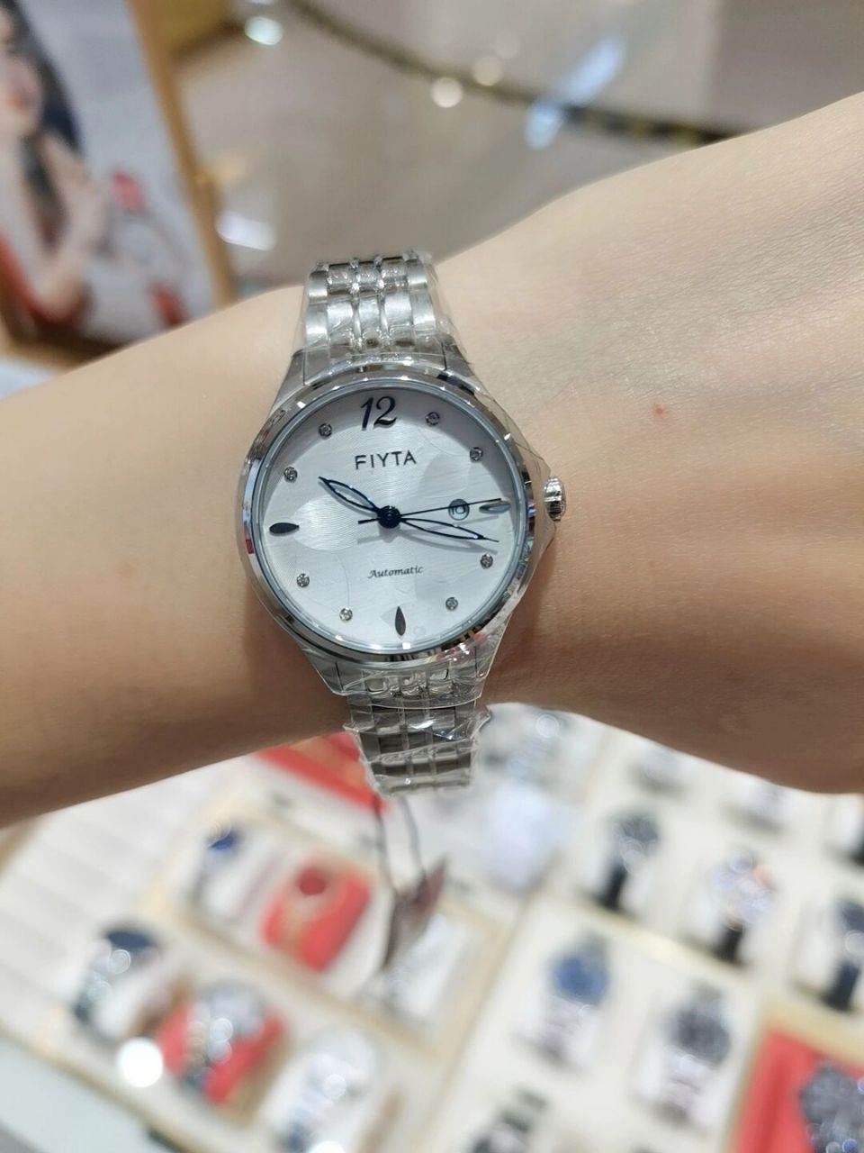 飞亚达花语系列女士机械腕表 女孩子的快乐其实很简单98 67喝了
