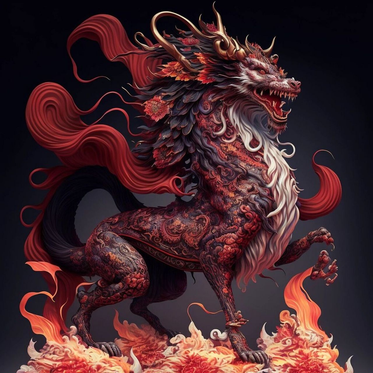 中国火神兽图片