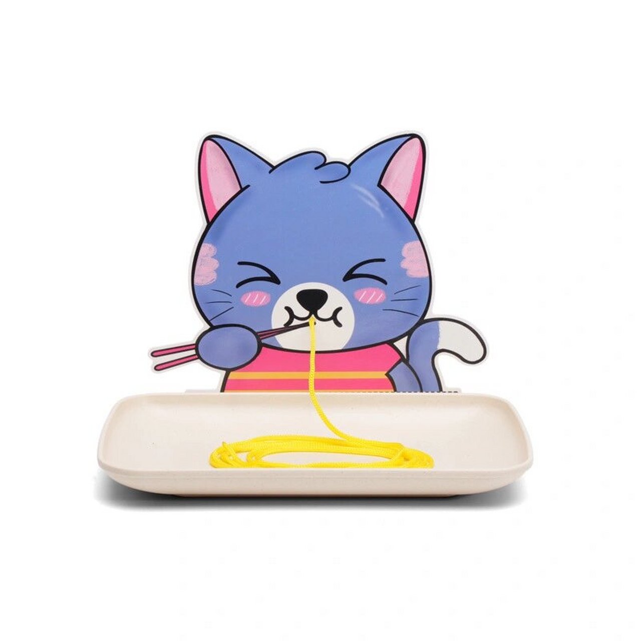 小班益智区小动物吃面条 锻炼幼儿的专注力以及小手腕的肌肉动作训练