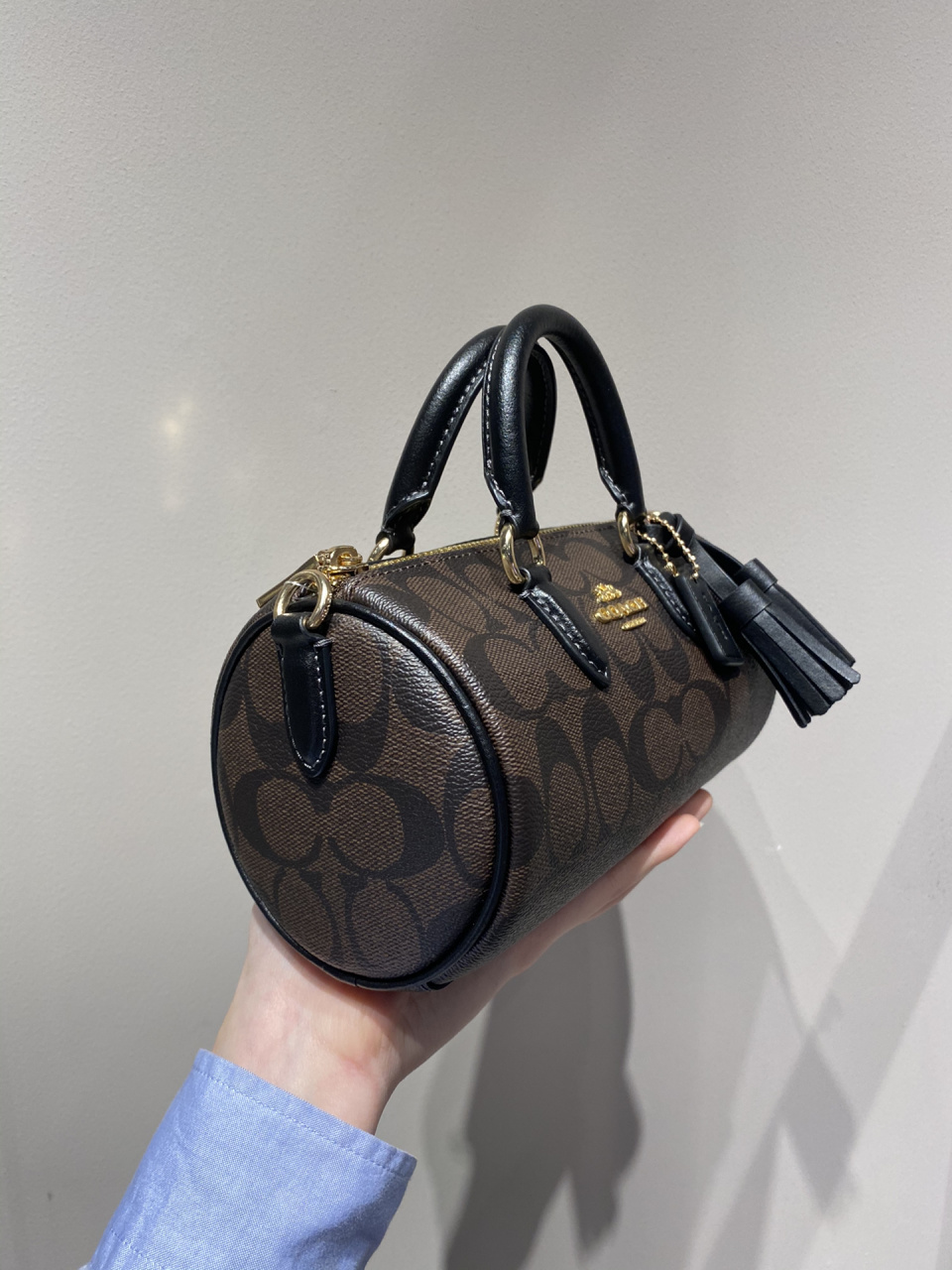 coach | 经典老花复古圆筒包