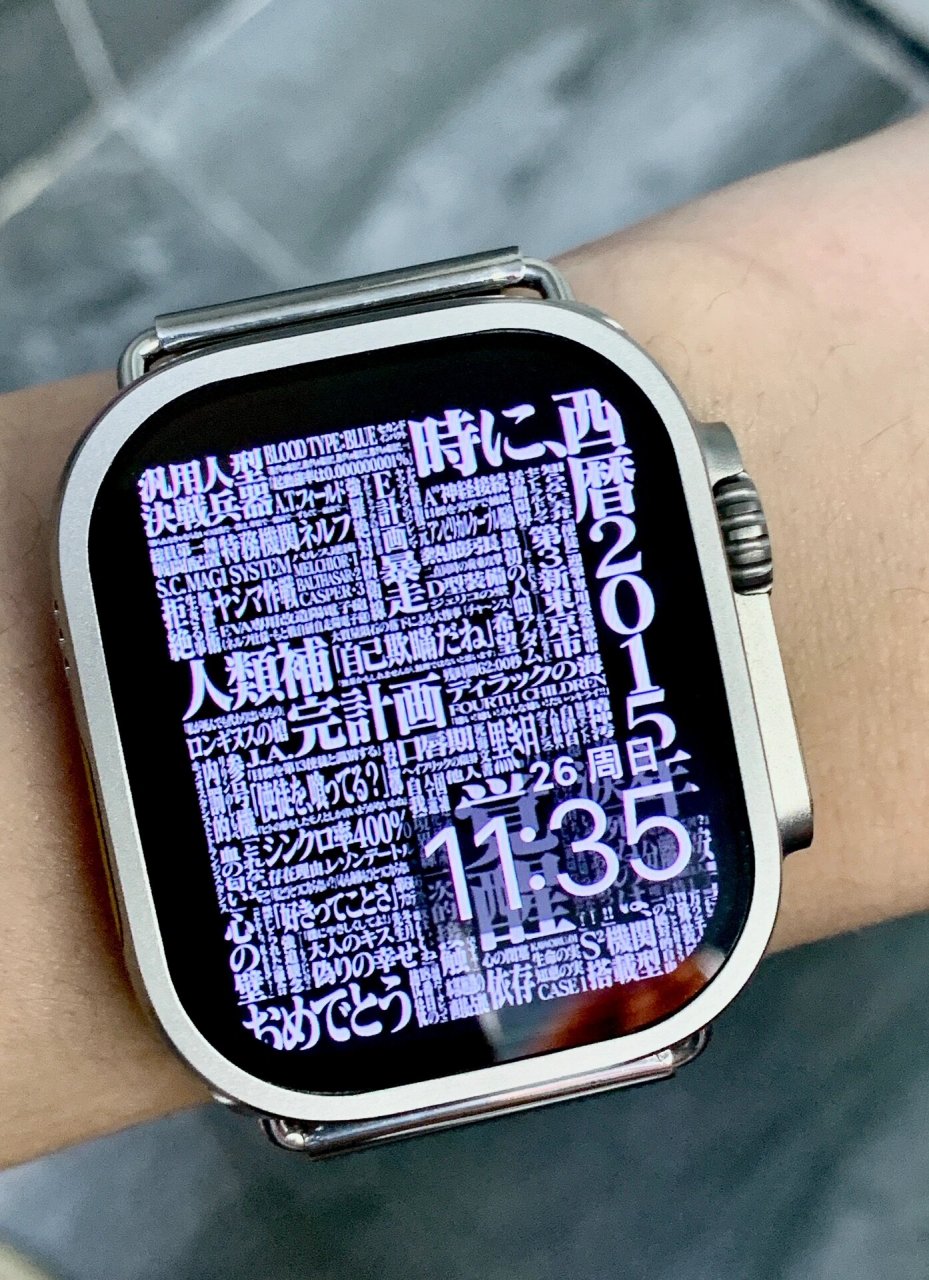 eva# #新世纪福音战士# #applewatch# #表盘# #壁纸# #苹果手表