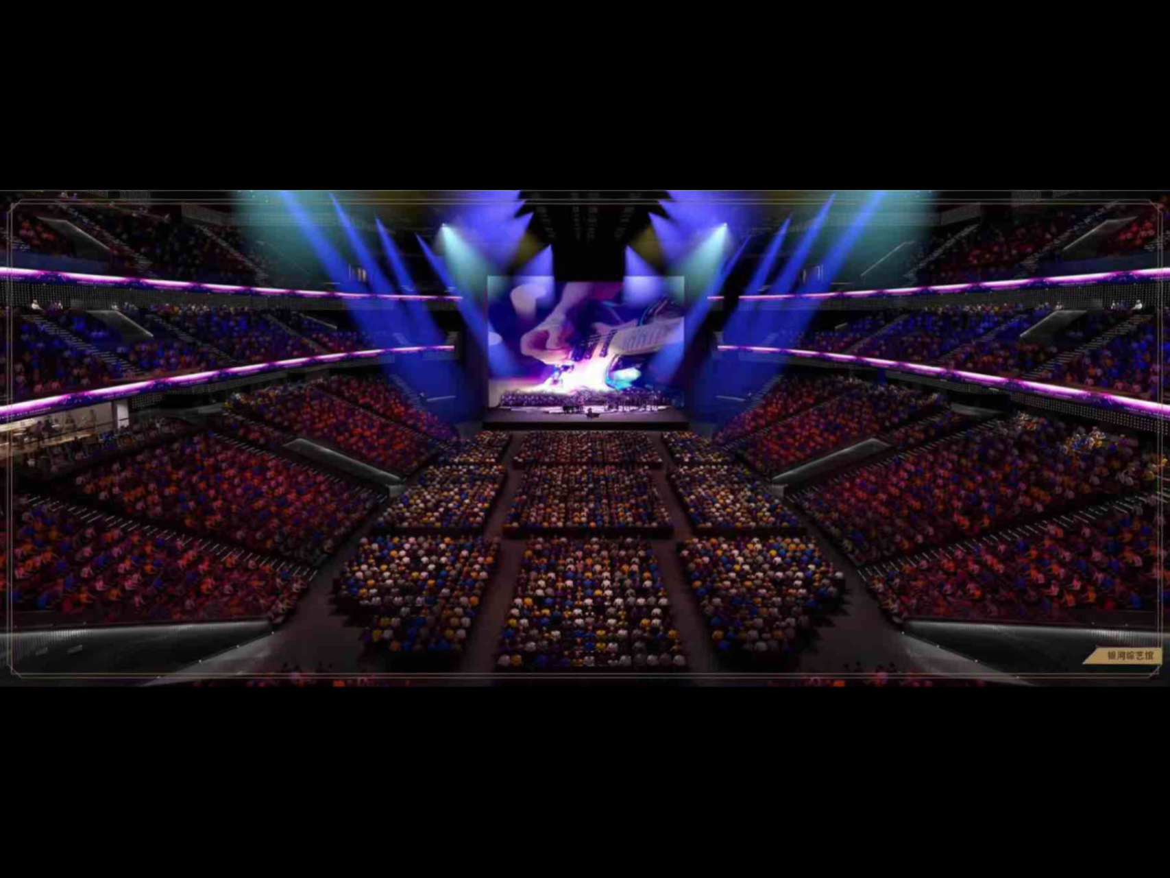 p3,4是金光 感觉上场馆大小差不多 银河比金光综艺馆多一层看台