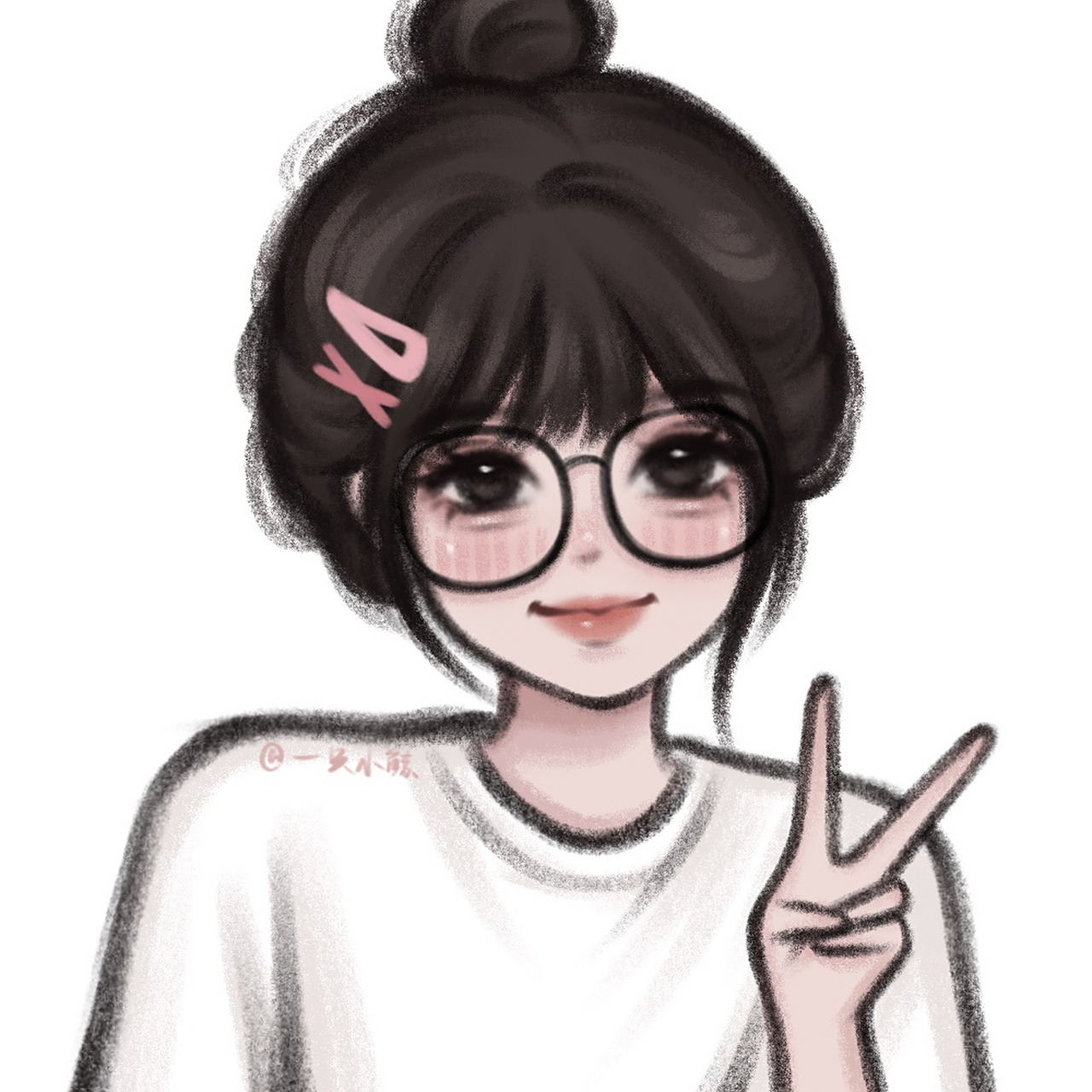 may风 丸子头 | 戴眼镜还是不戴好看 哪张好看呀宝子们又是纠结首图的
