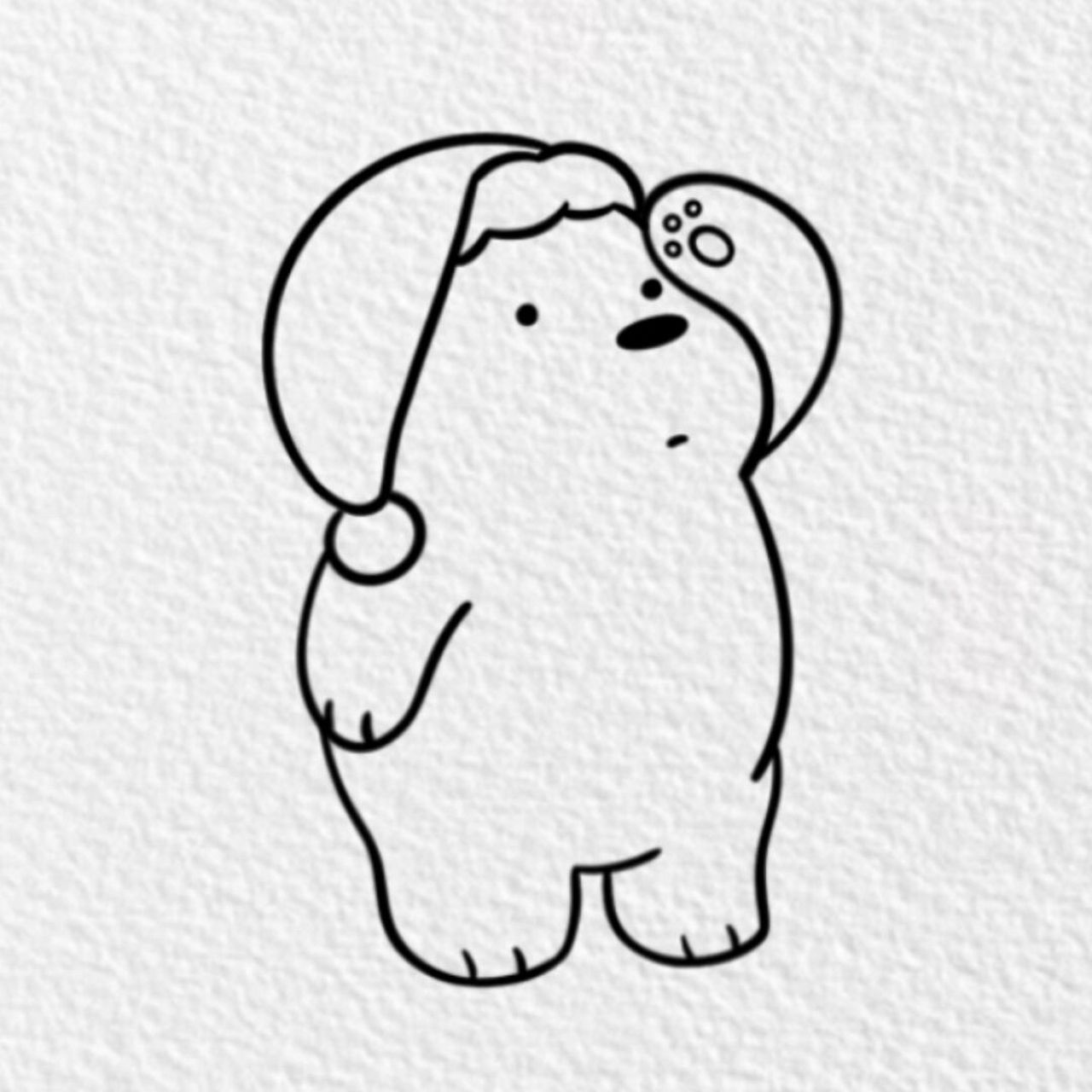 简笔画|【白熊】(附过程) 93697615 93697615 93