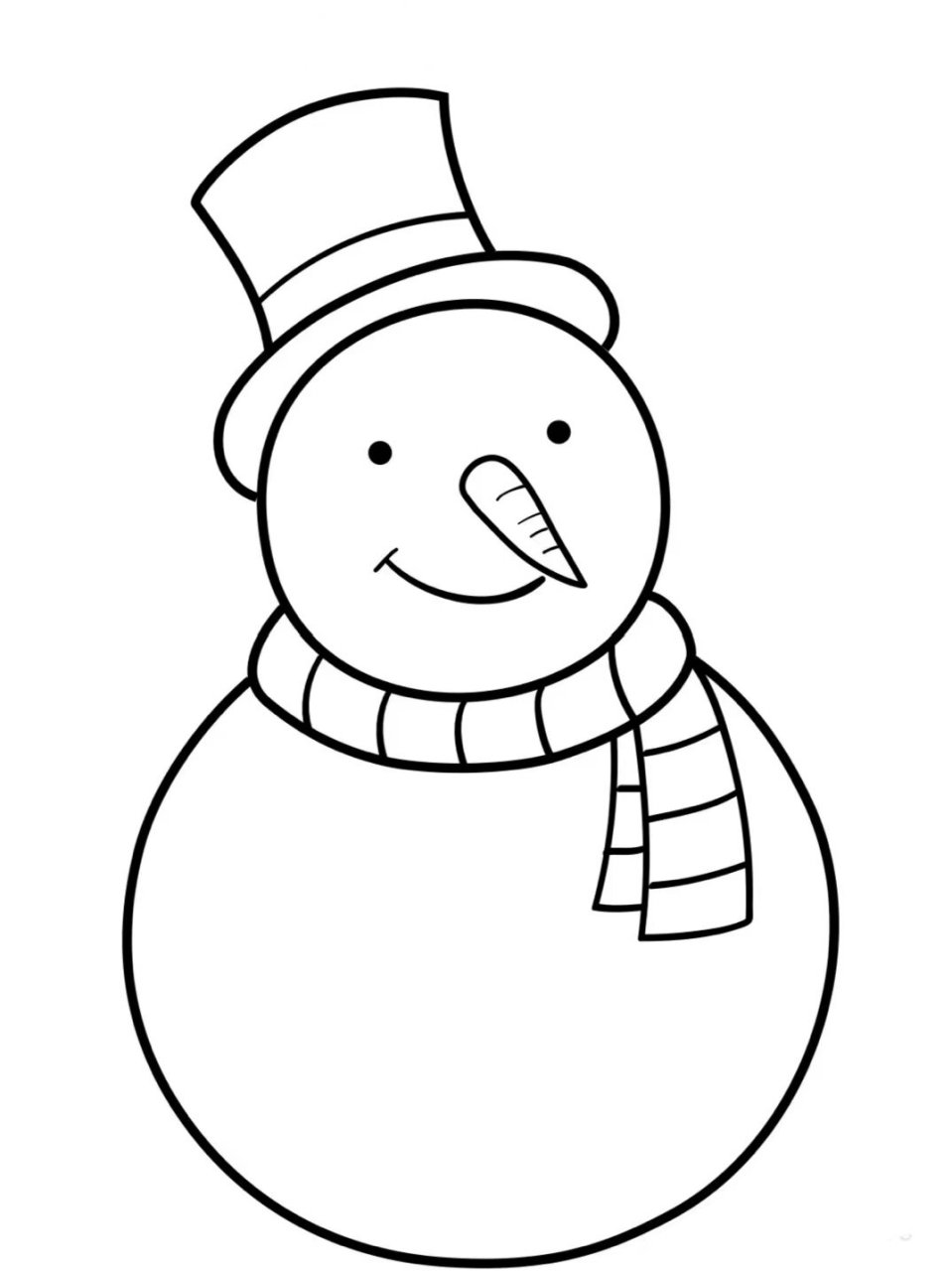 冬天创意儿童画 不一样的冬天  幼儿园 创意儿童画 填色画  可打印