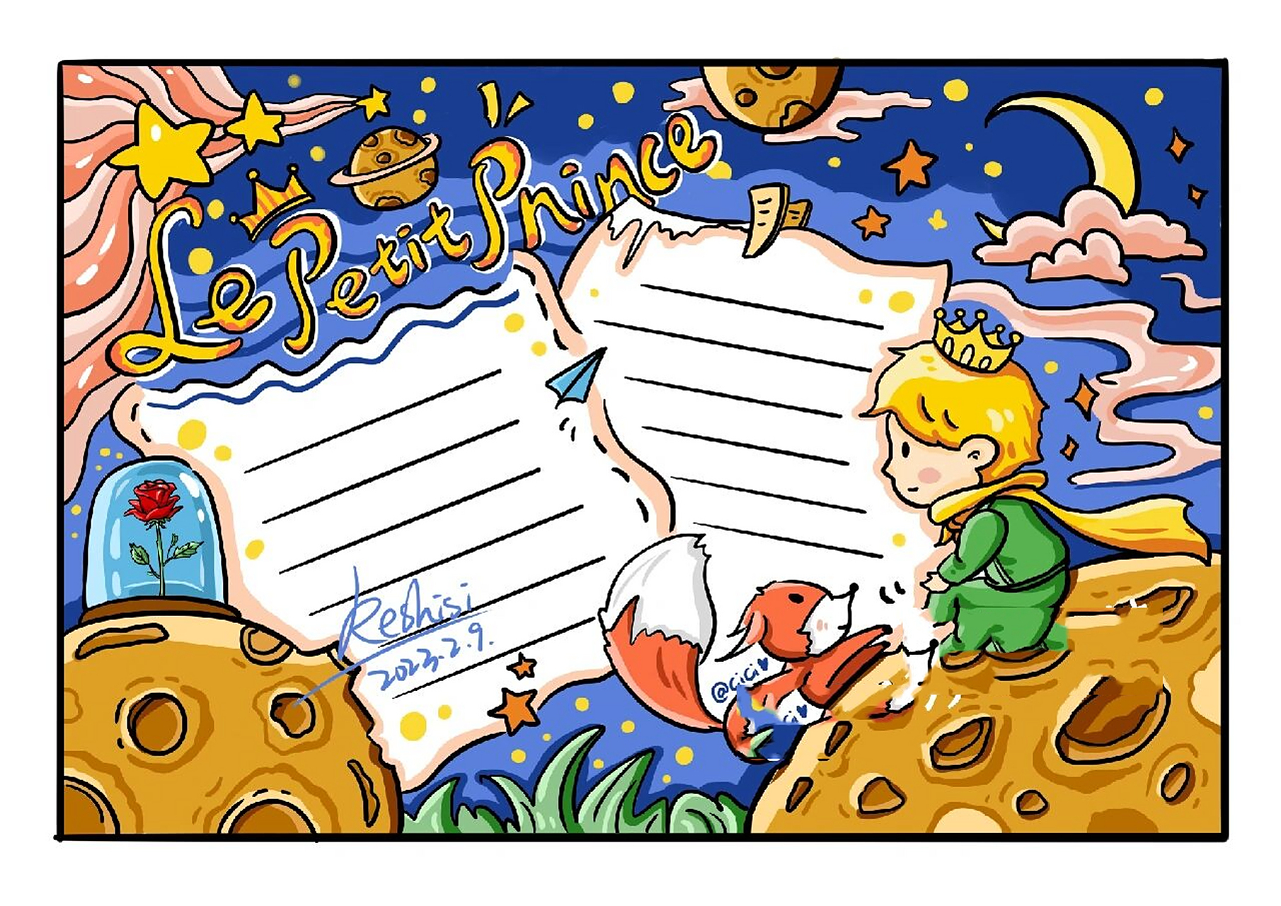 7815好书推荐之手抄报篇:《小王子》78英版 《小王子》犹如透亮