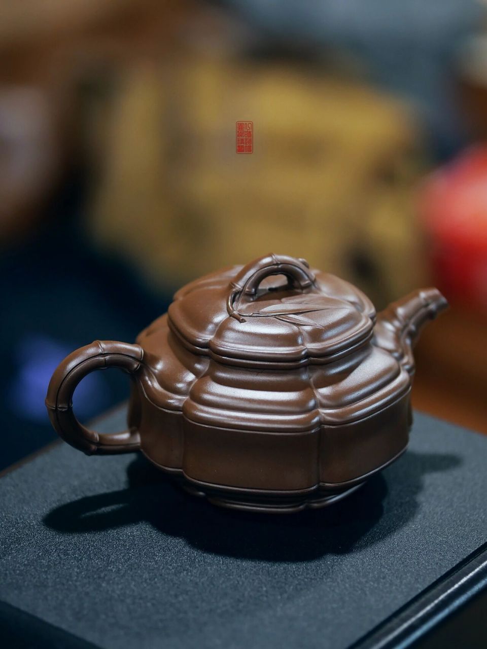 劝你不要错过的紫砂壶顶配 《六方抽角双线竹鼓》国家级研究员级(正