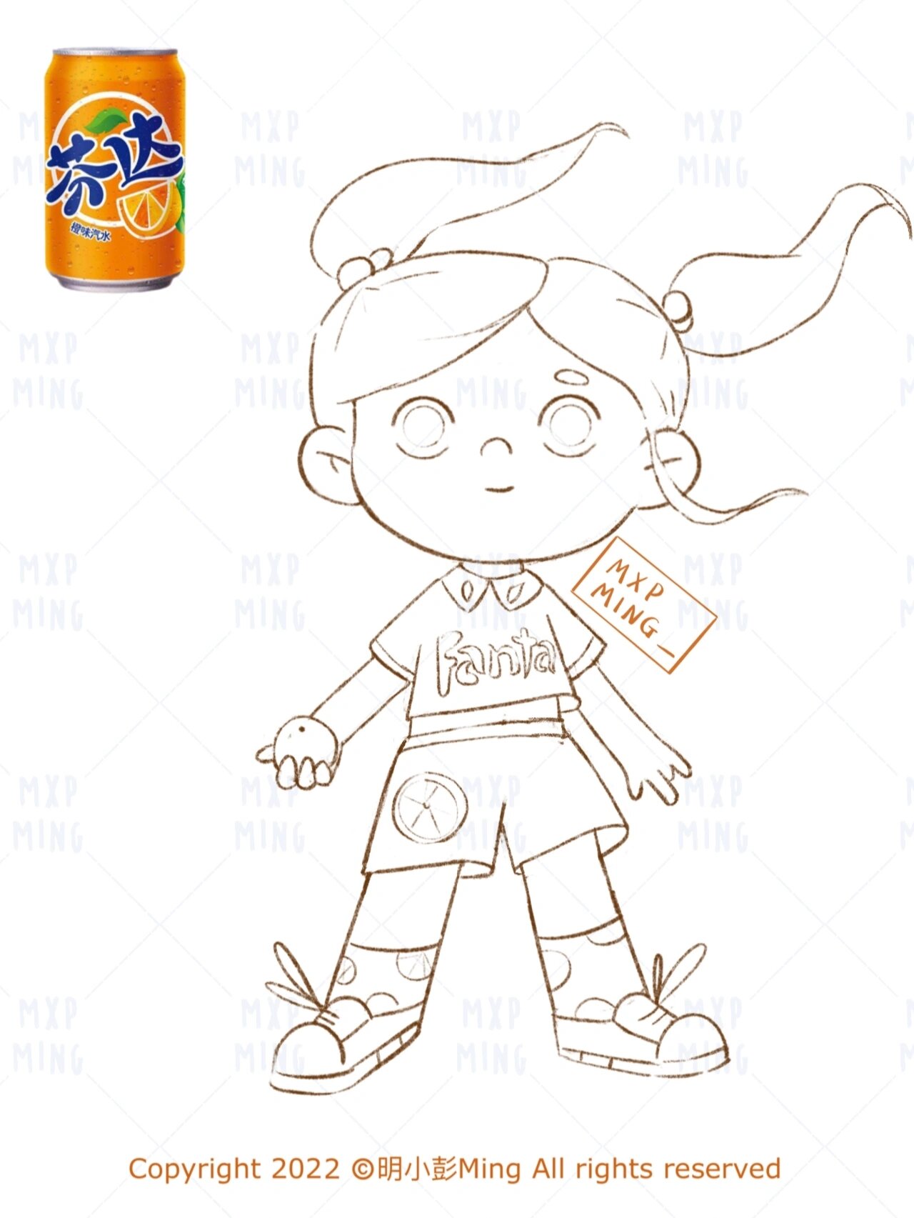 分别是:百事可乐·可口可乐·芬达·雪碧 都是直播画的,谢谢大家蹬沣