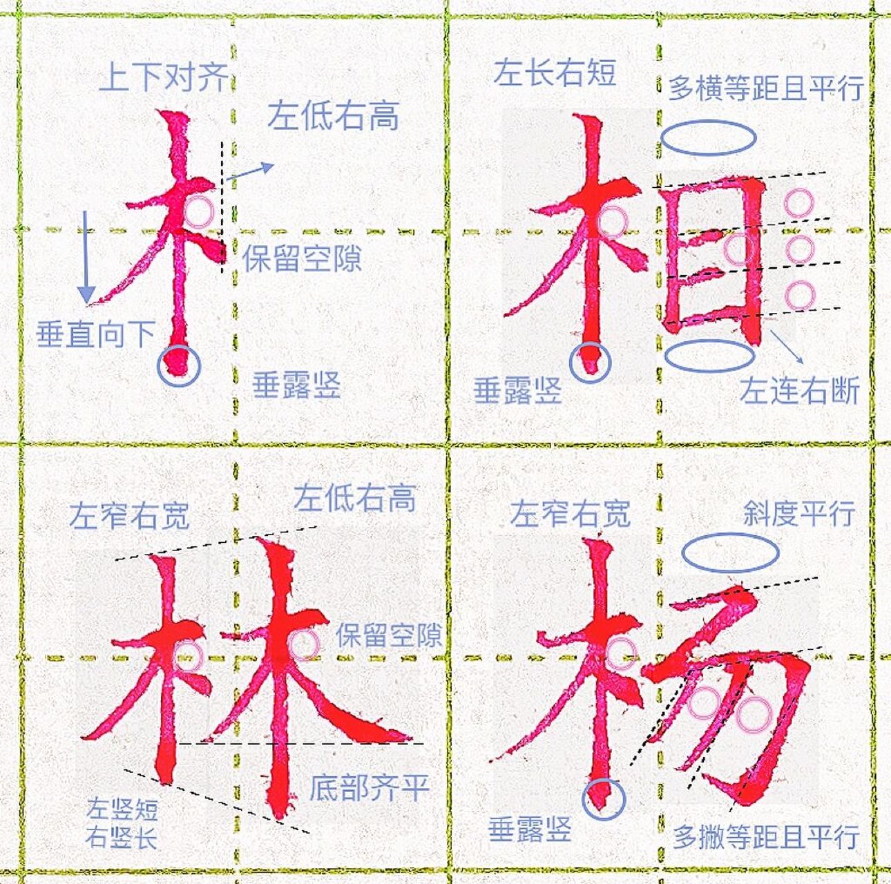 木字旁12画的字图片