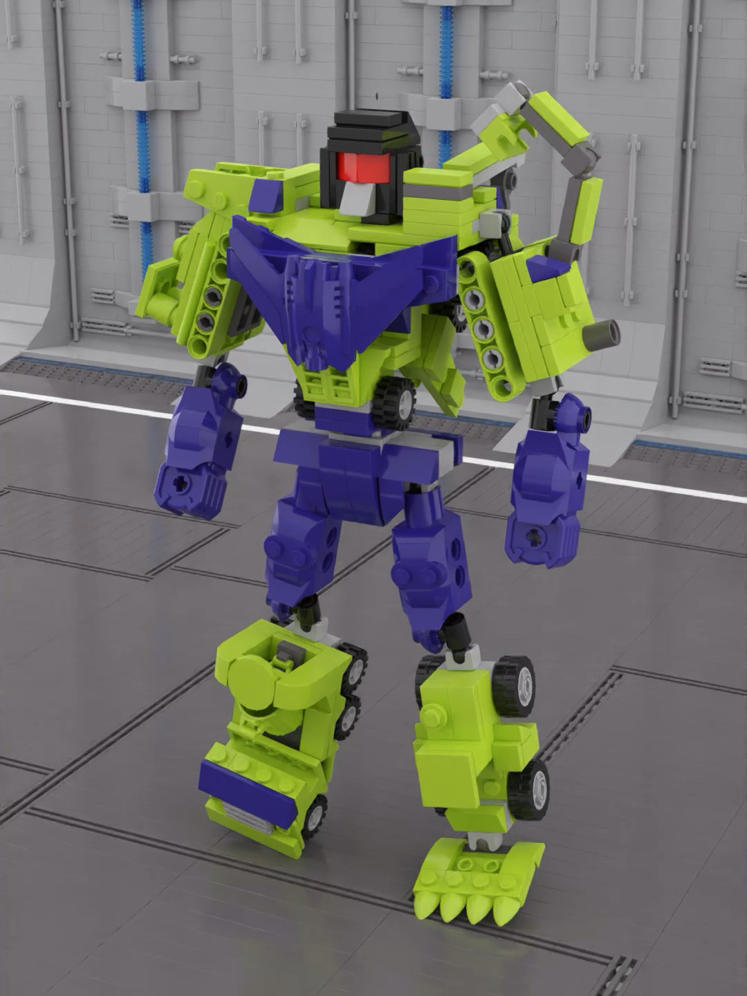 alex jones作品,积木版的大力神