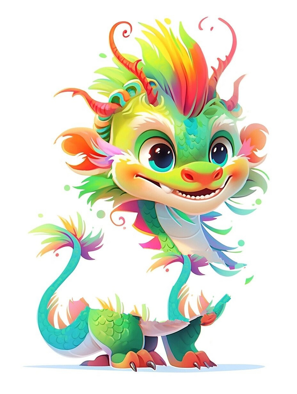 国风萌版神兽|中国龙宝宝🐉