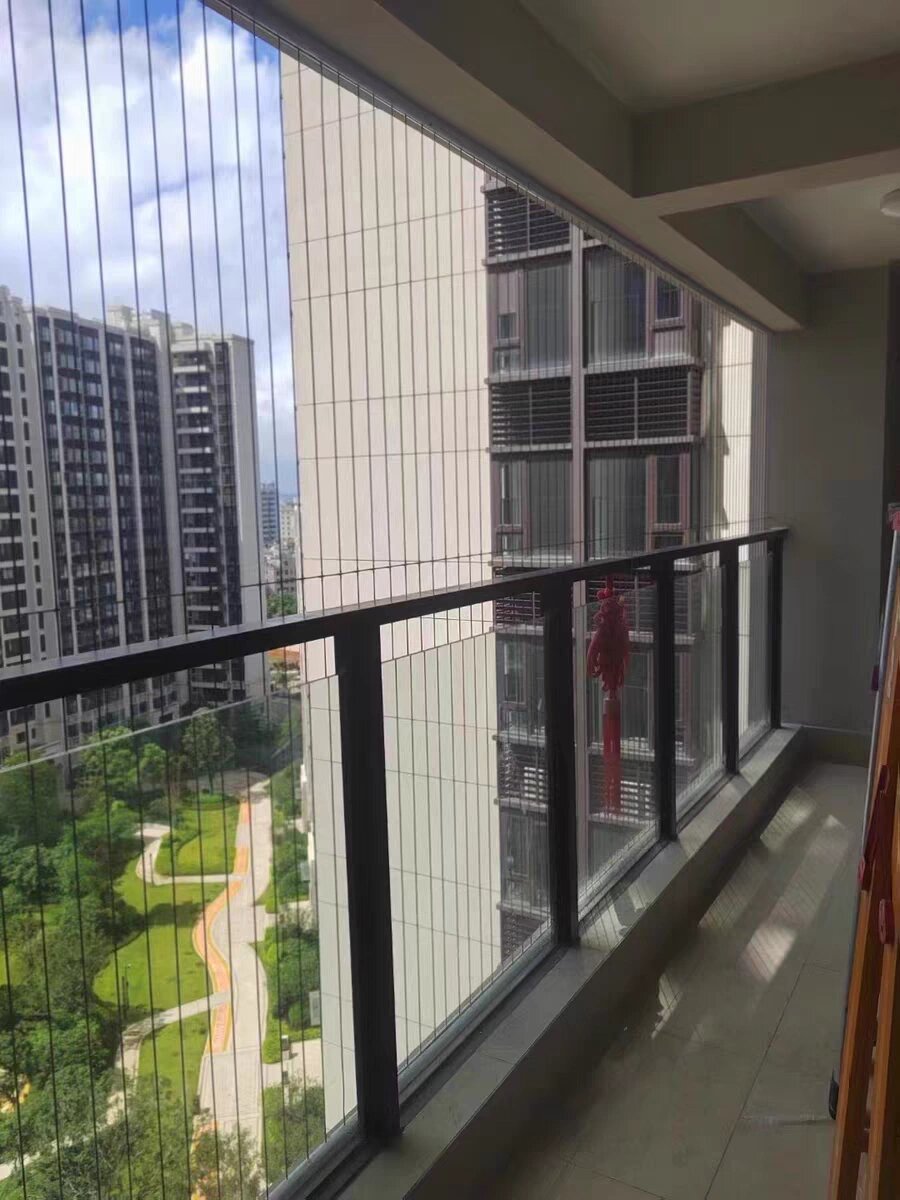 阳台高层防护网防护栏窗户防盗网家用防护条 儿童安全防护防坠落 宠物