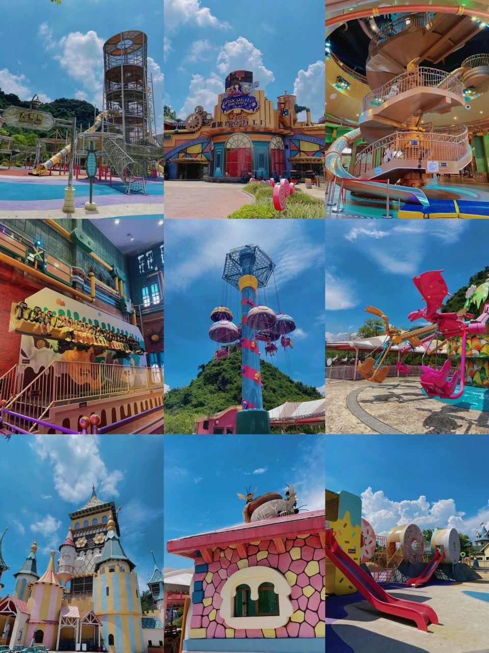 99广东版迪士尼|巧克力王国77水世界游玩攻略 0215打卡时间