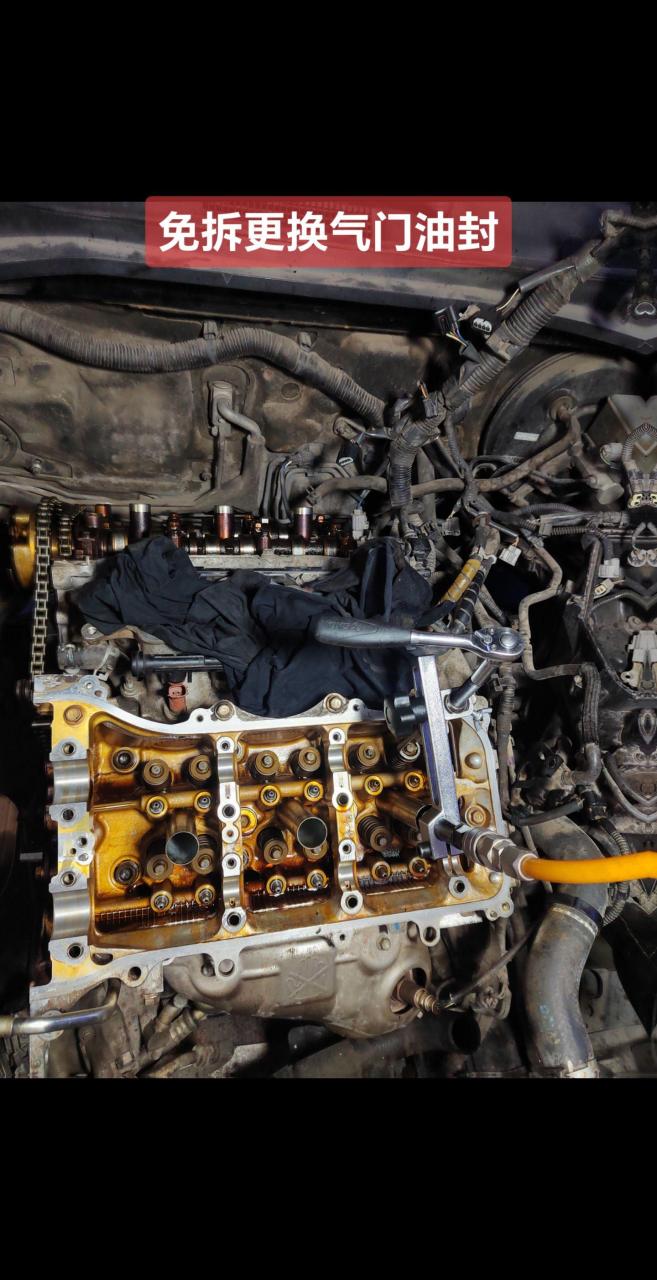 雷克萨斯es350更换正时链条,免拆更换