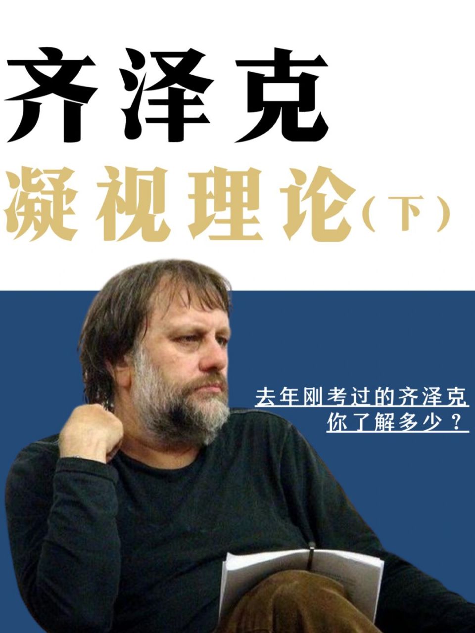 90去年刚考过的齐泽克,凝视理论分析下篇 78本篇笔记为齐泽克凝视