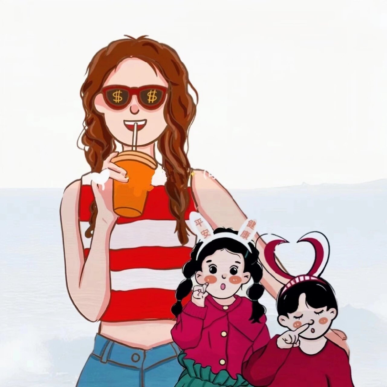 超好看的宝妈头像!979797 #头像# #微信头像