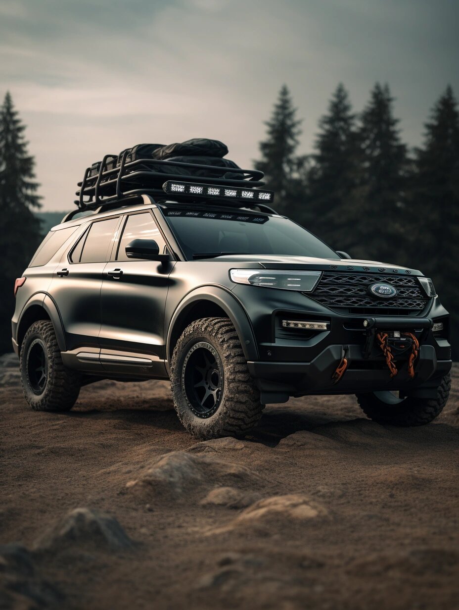 如果给你40w,会考虑它吗?福特探险者 福特探险者黑武士硬派越野改装