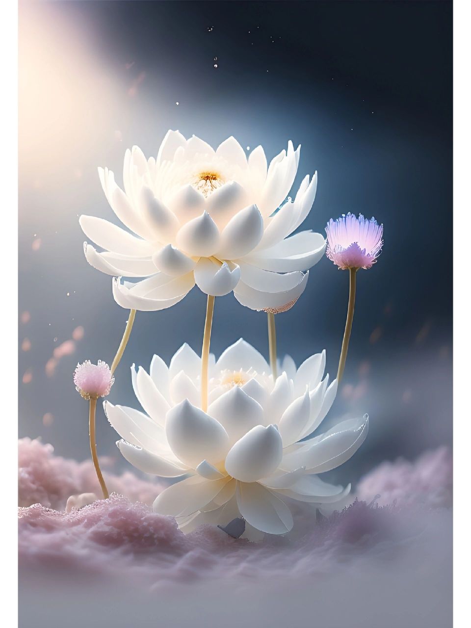 雪莲花花语 顽强,高贵,吉祥,圣洁!象征着坚韧与希望.