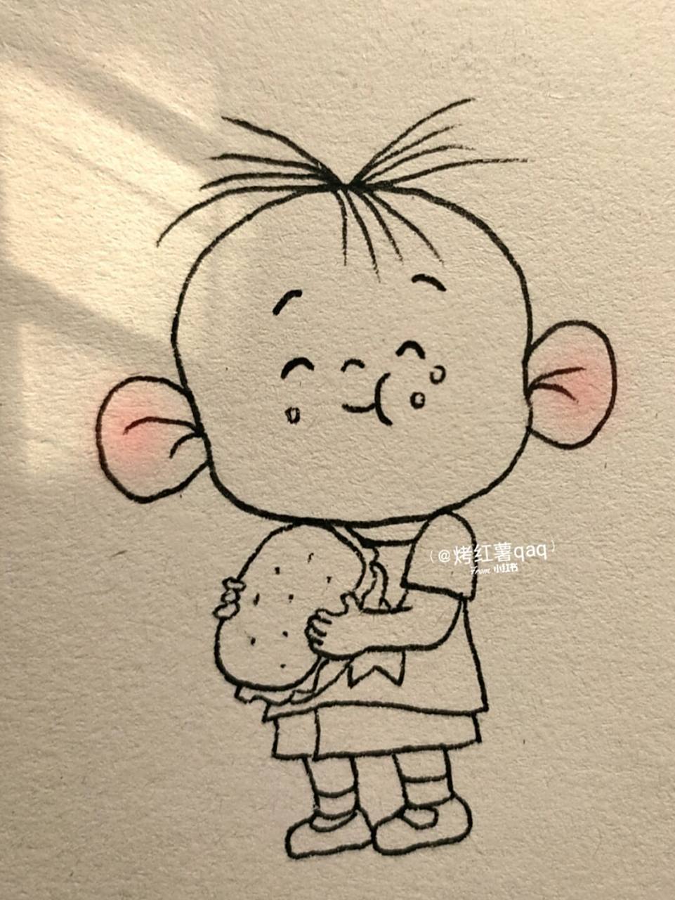 大耳朵图图简笔画教程~ #简笔画教程# #简笔画# #画个简笔画# #手绘# 