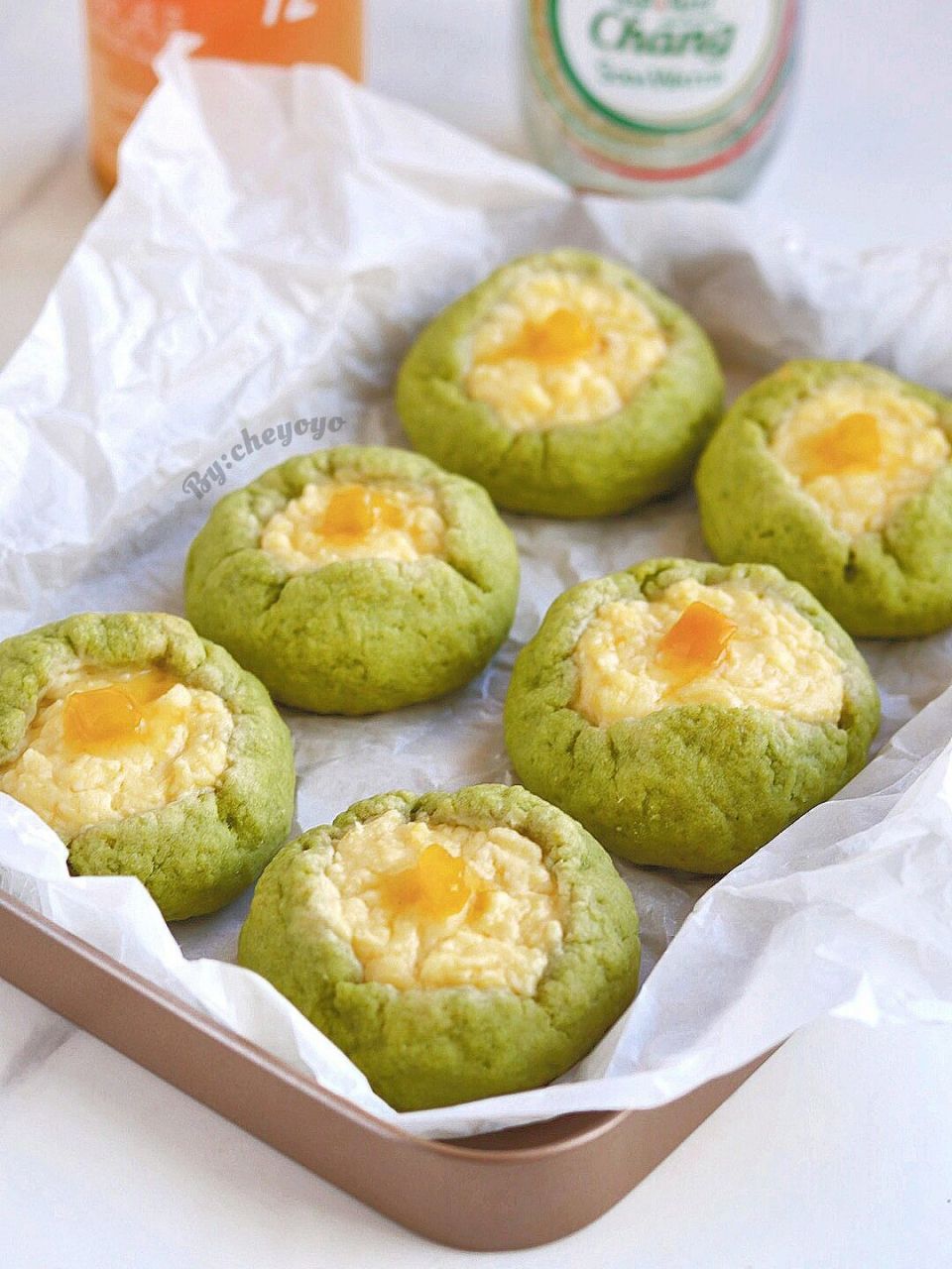 超级好吃的斑斓凤梨芒果冰乳酪司康6015醇香浓郁的乳酪,加上酸酸