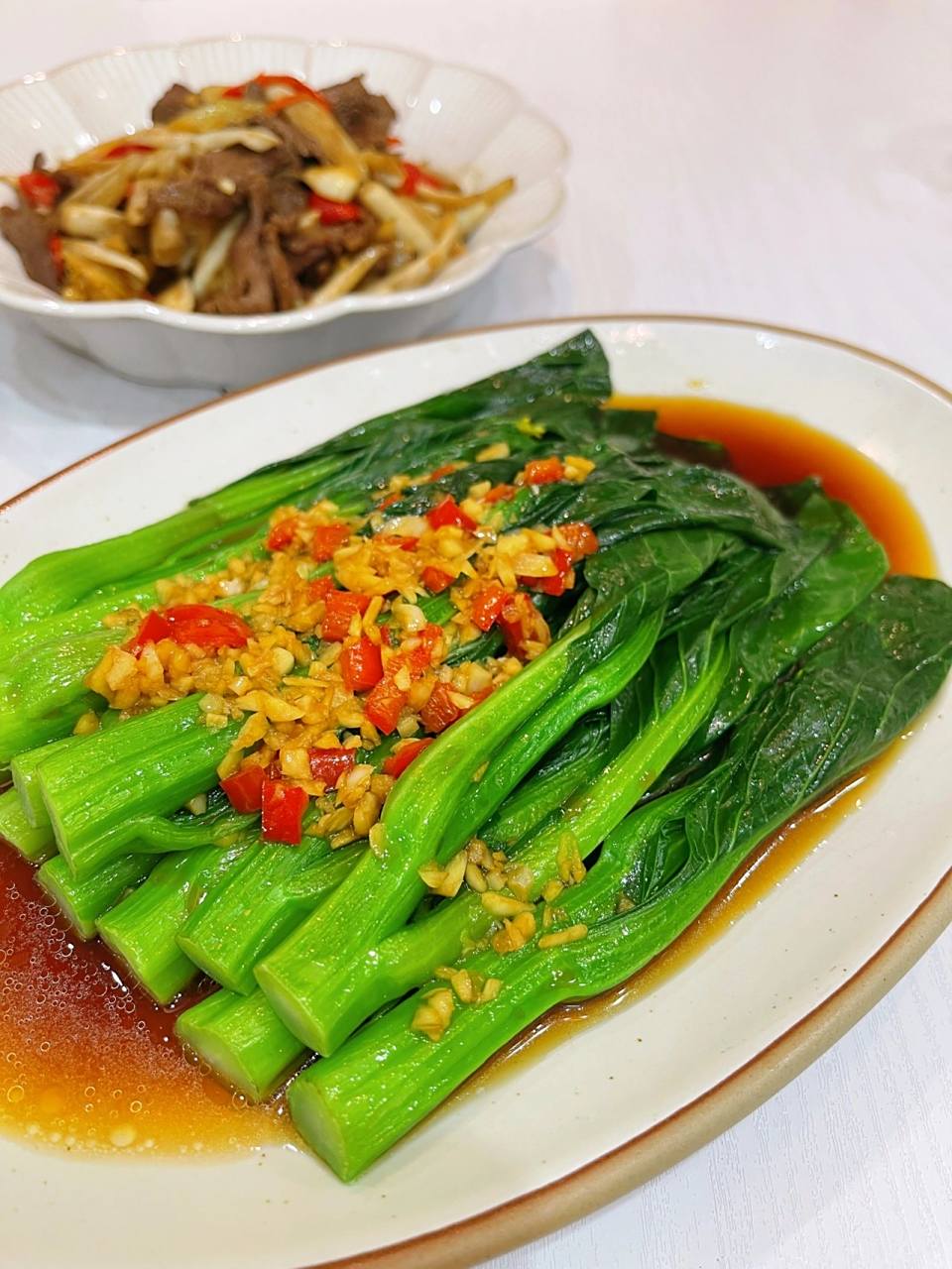 白灼菜心 白灼菜心,颜色翠绿,清淡又营养,做法简单,一起学起来吧!