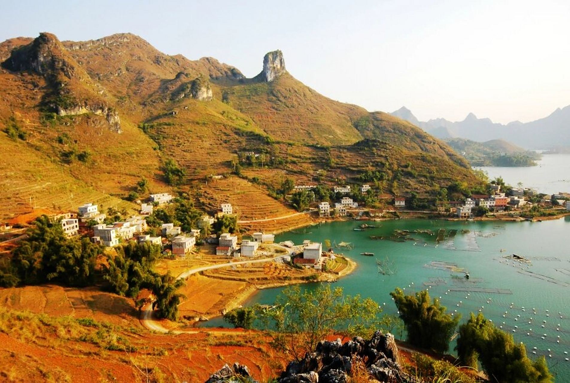大化县风景 大化瑶族自治县 七百弄风景名胜区 乌龙岭景区 巴楼山 八