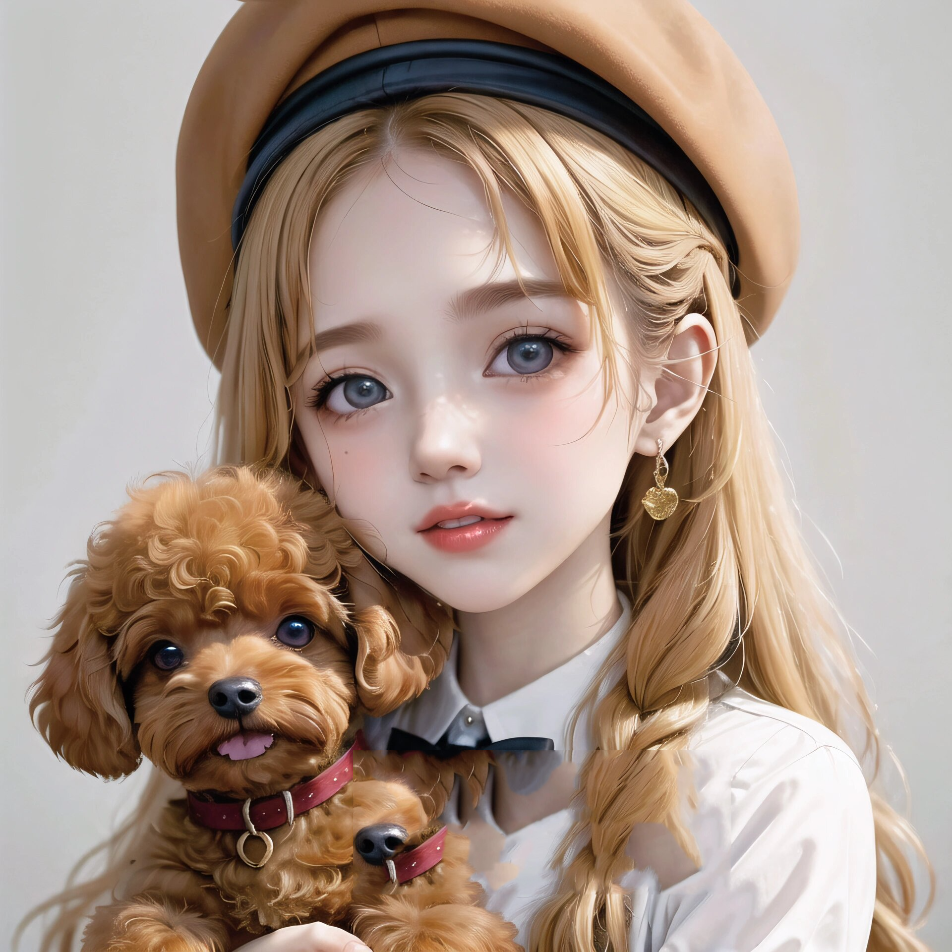 doll感女孩抱泰迪头像来啦～