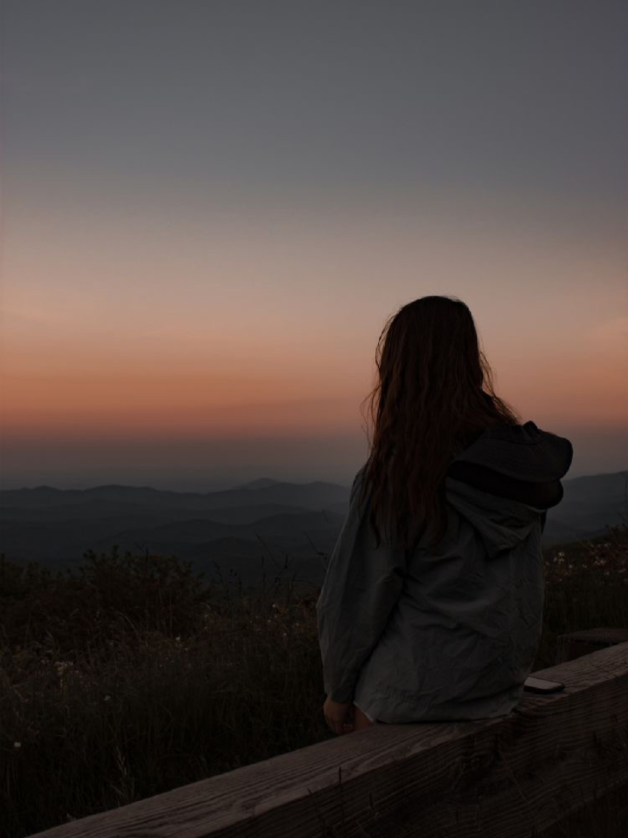 微信头像真人头像海边背影照片朋友圈素材