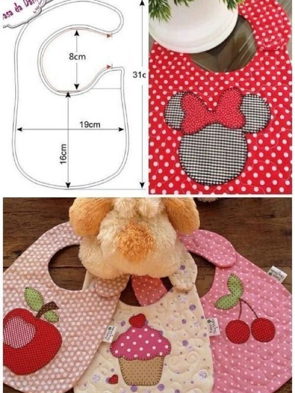 宝宝围嘴图纸 分享创意与灵感