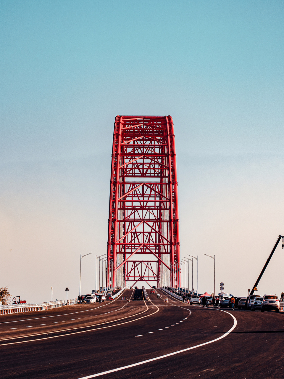 世界第一拱桥--广西平南三桥 今天特地到了三桥去看了,下午到达时,边