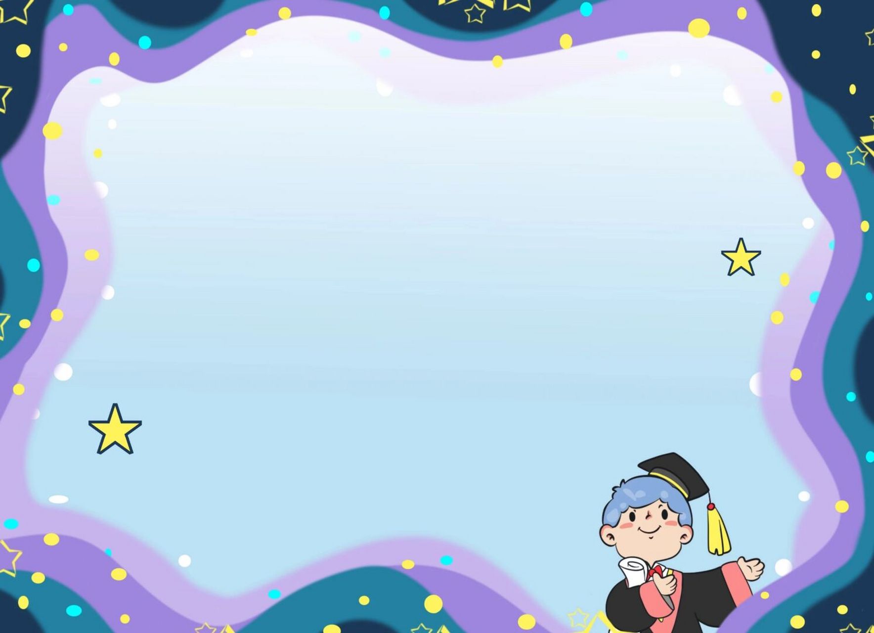 素材分享04卡通可爱星球系列ppt背景图片 040404 哈喽~我是图