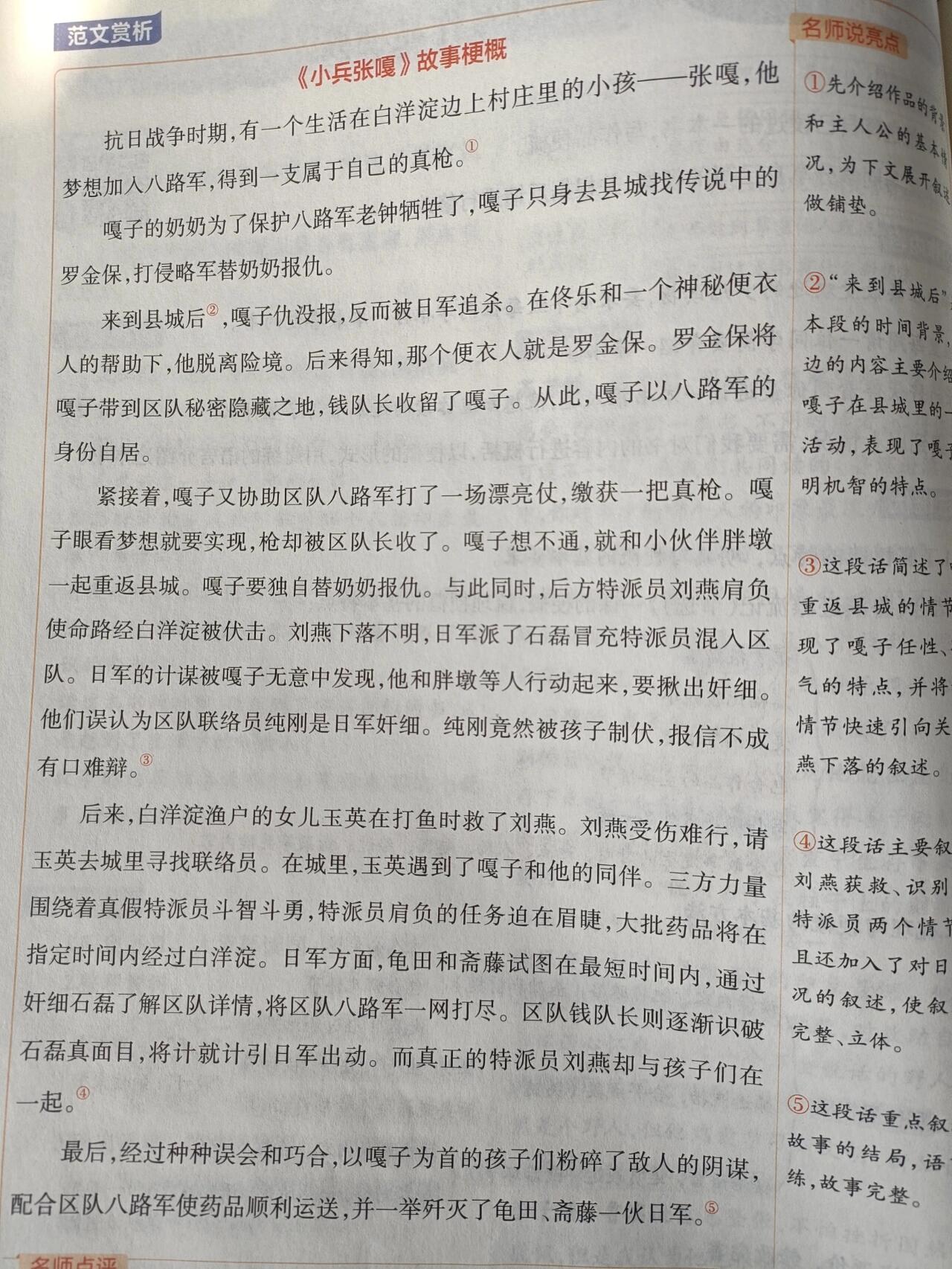 小兵张嘎故事梗概图片