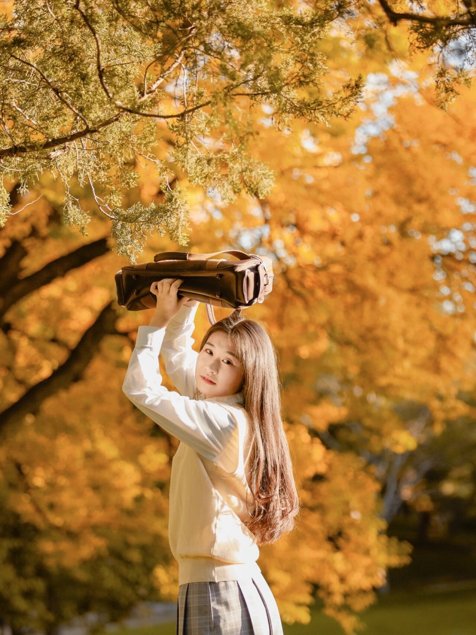 在清华大学居然能拍到这样的秋天照片!