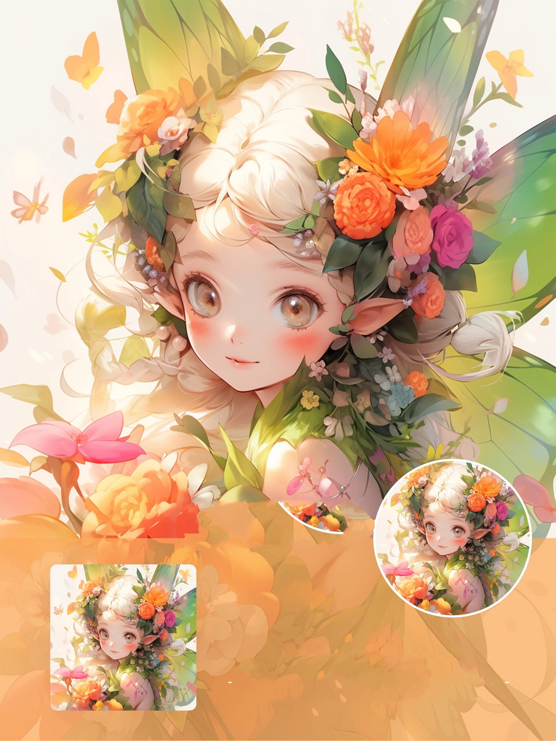 花精灵幻彩头像