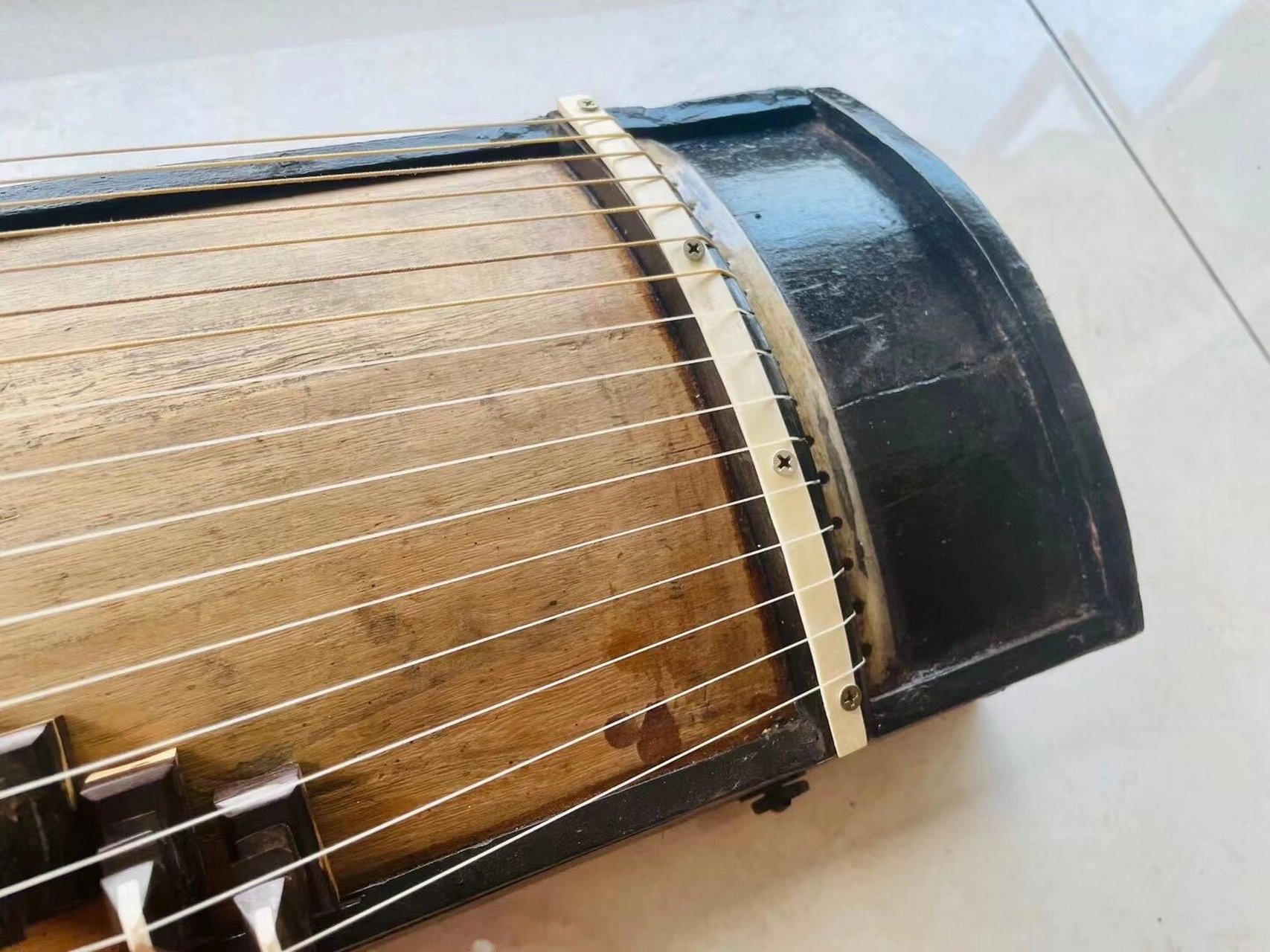 一把清代筝的重生 #古箏# #古筝# #山东筝# #山东古筝# #清代古筝