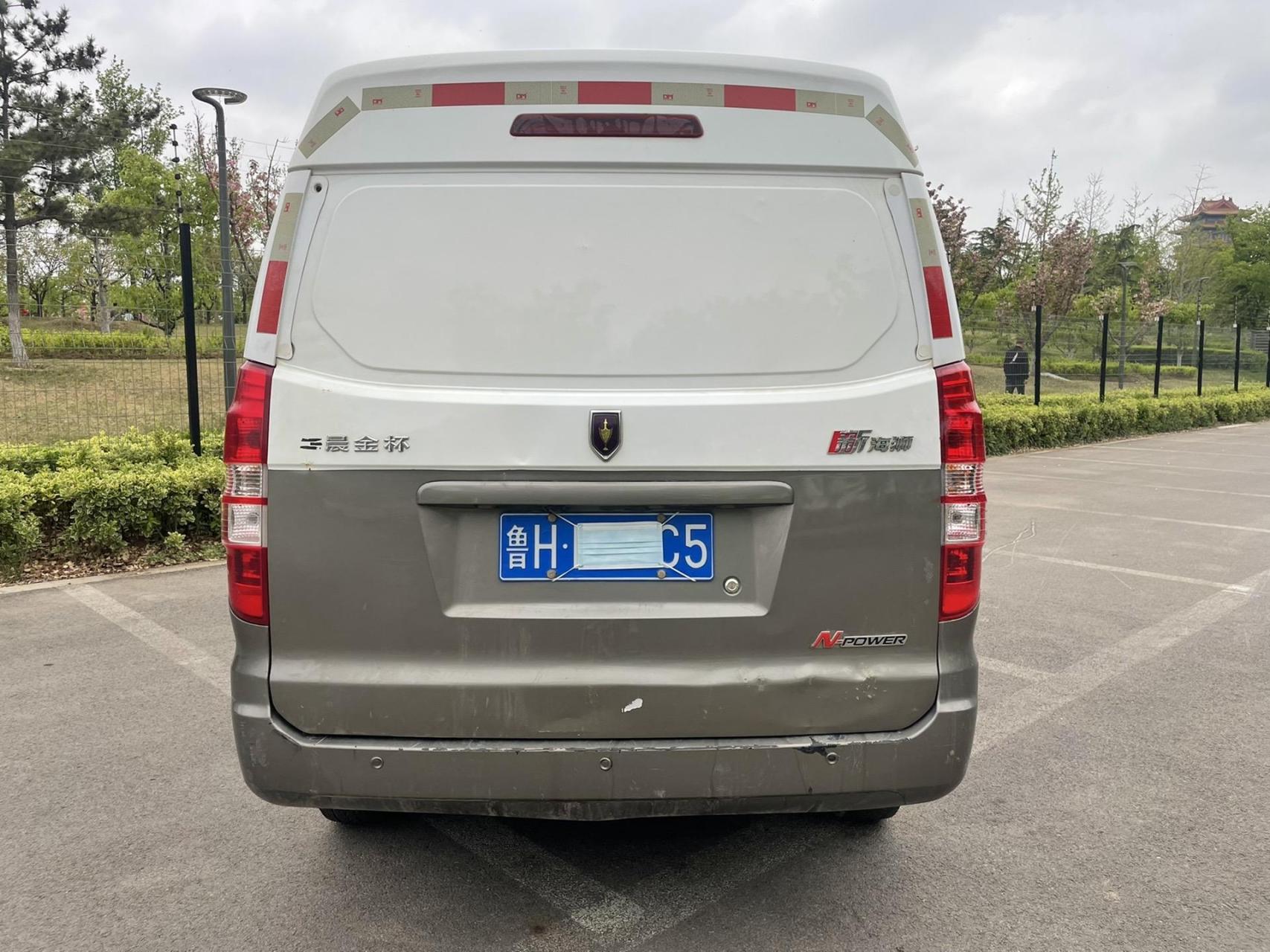 加长版封闭货车 20年 金杯新海狮 两座封闭货车 1.5 带空调