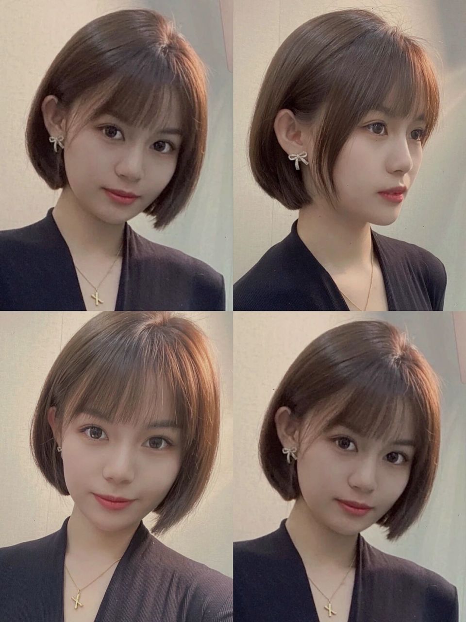 蓬松韩系初恋头 ||||||| 这款锁骨短发不挑脸型～修容显脸小凸显精致