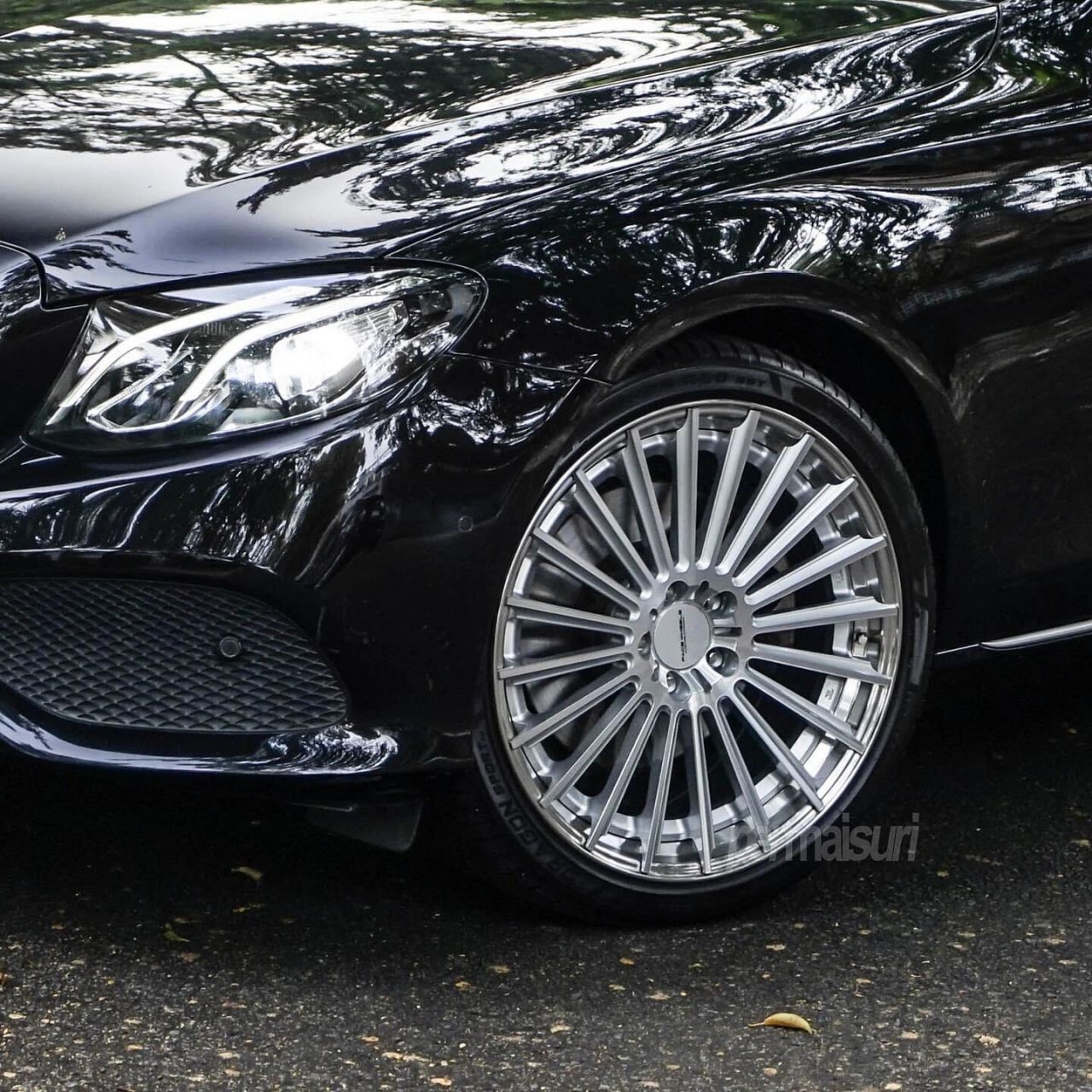 奔驰e级 w213 改装案例 升级20寸face双片锻造轮毂欢迎咨询