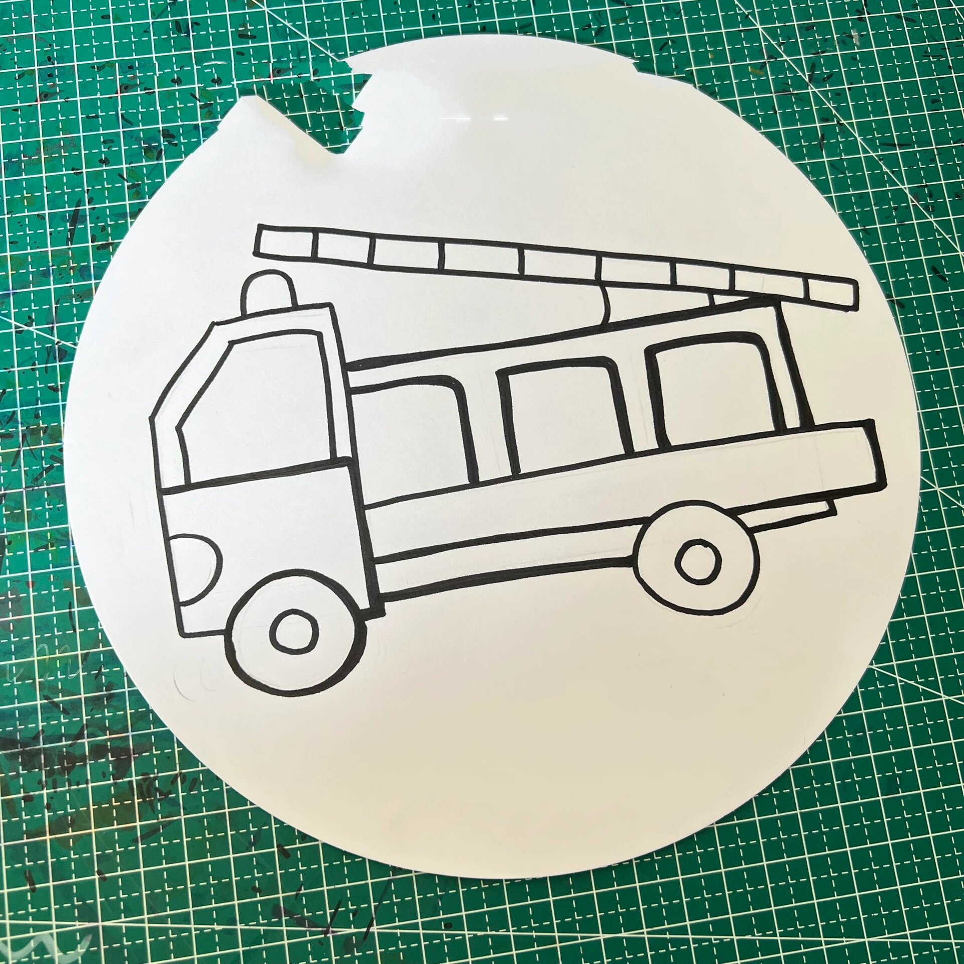 第458幅 | 消防车来了