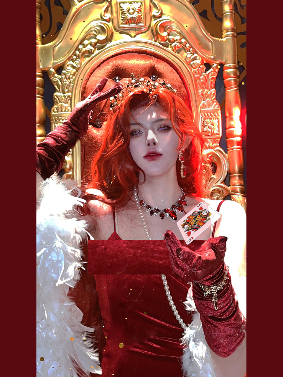 灵魂——红桃皇后 红桃皇后|兆木弛|我在惊悚游戏里封神 cos|cosplay