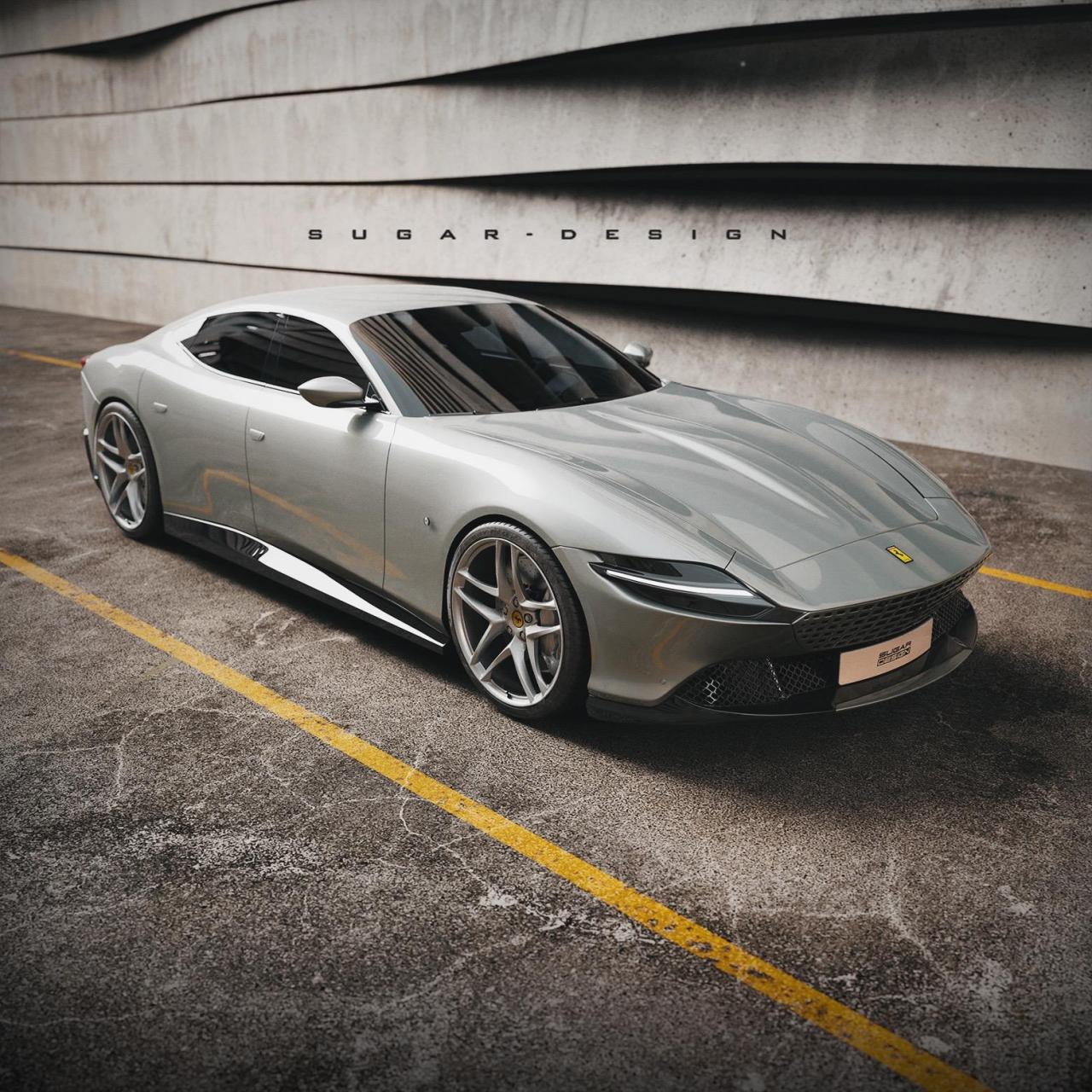 法拉利roma四门轿跑车驾到!你们觉得怎么样?