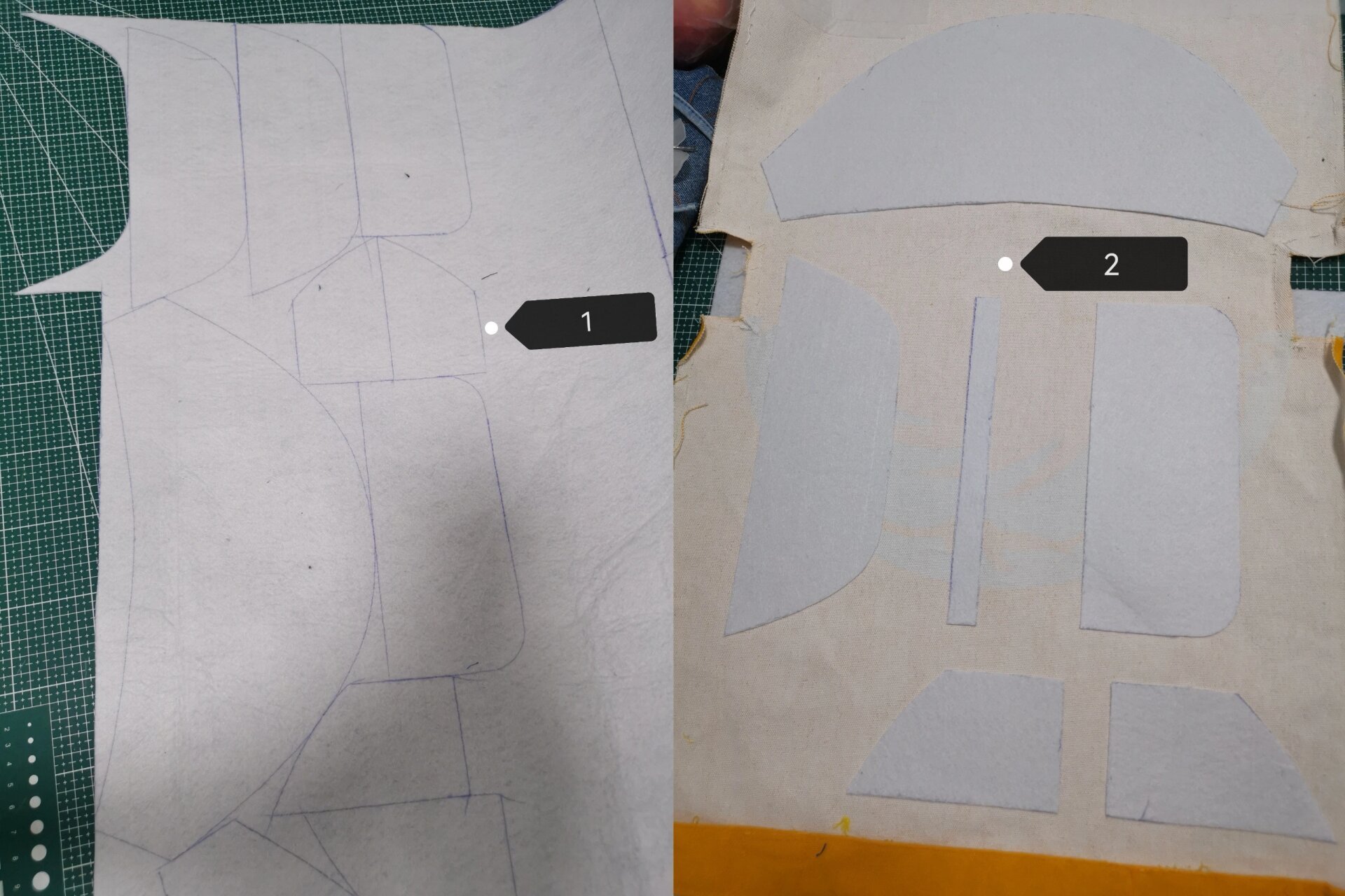 腰包制作过程图 显眼包改造腰包的制作图出来了,图纸前面视频有发的