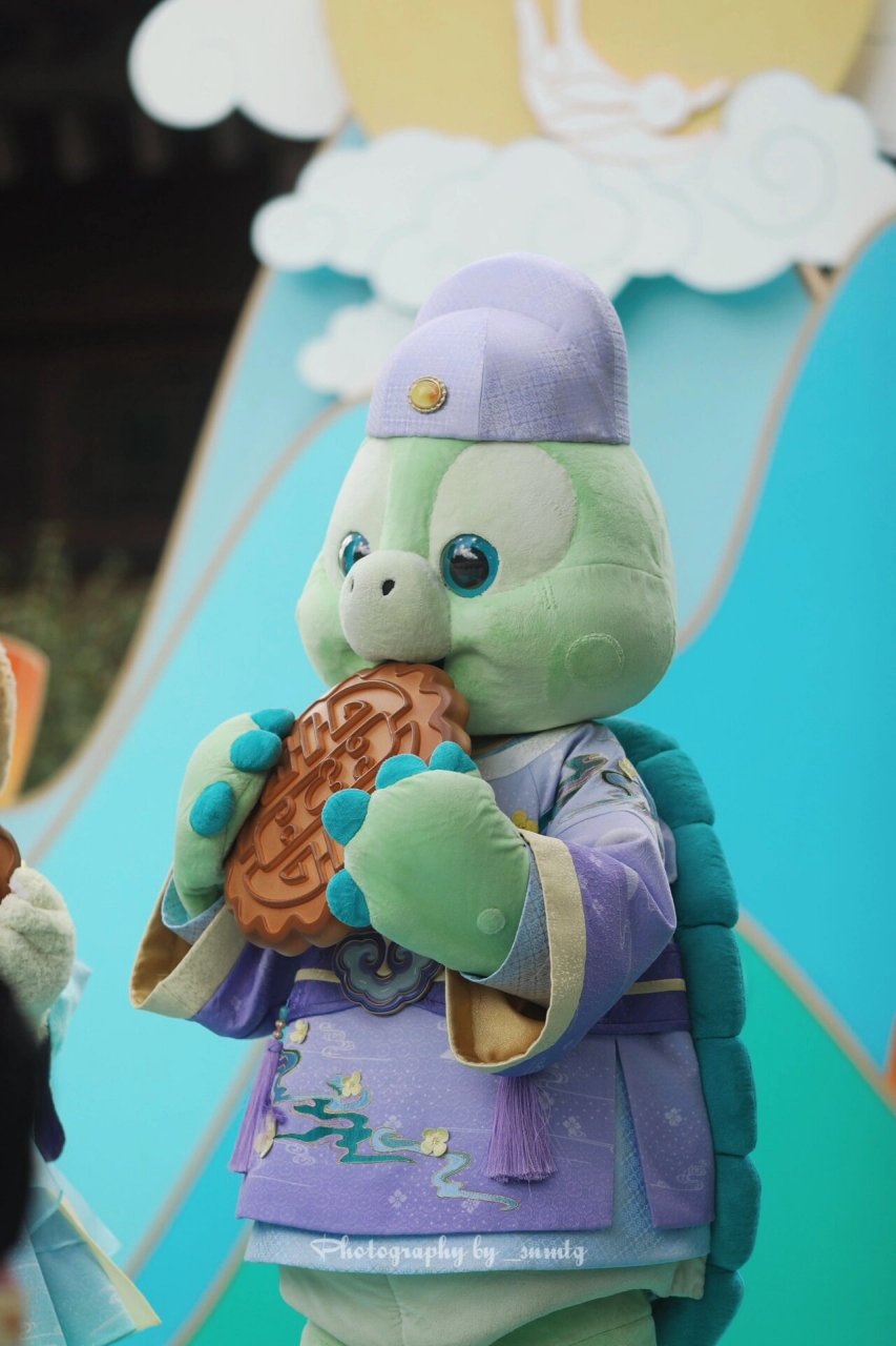 迪士尼|奥乐米拉 olu小龟 值得拥有一只光站着就散发无穷可爱的小龟