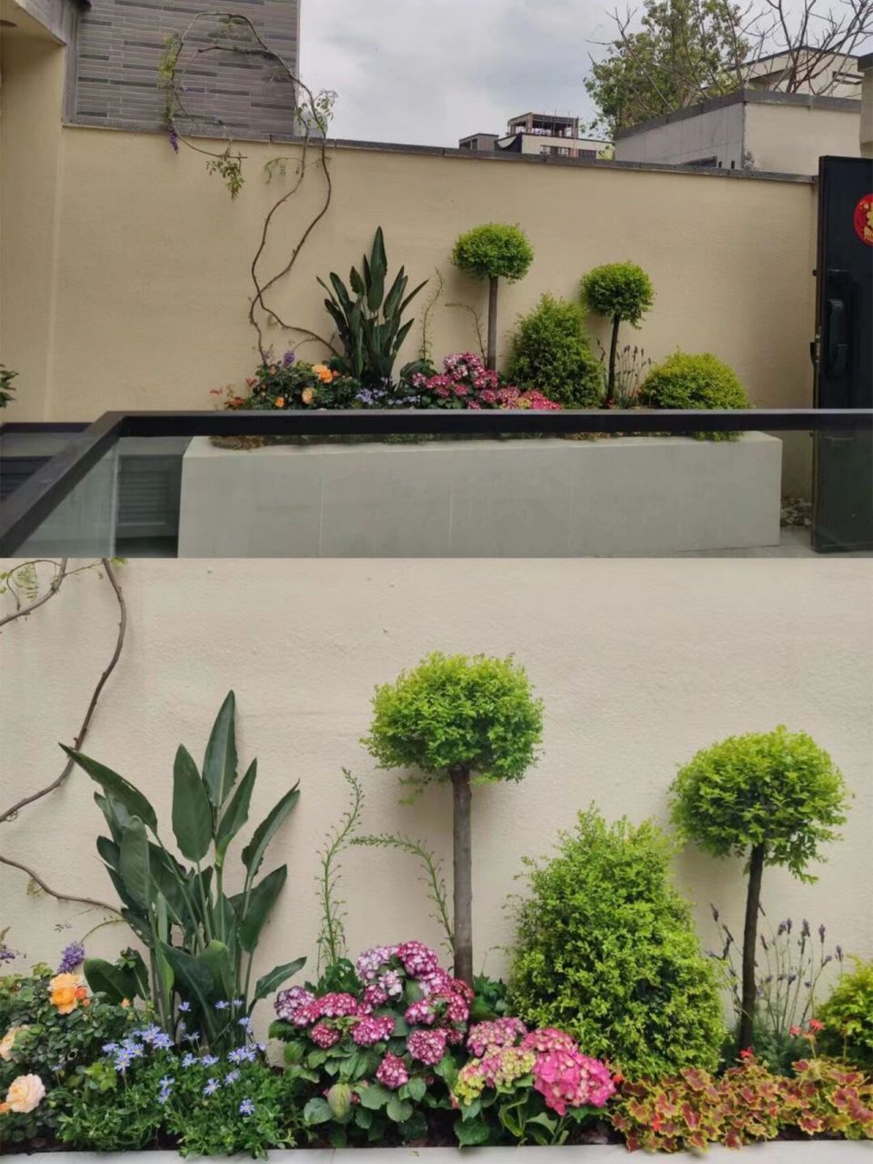 庭院花箱花境设计方案90