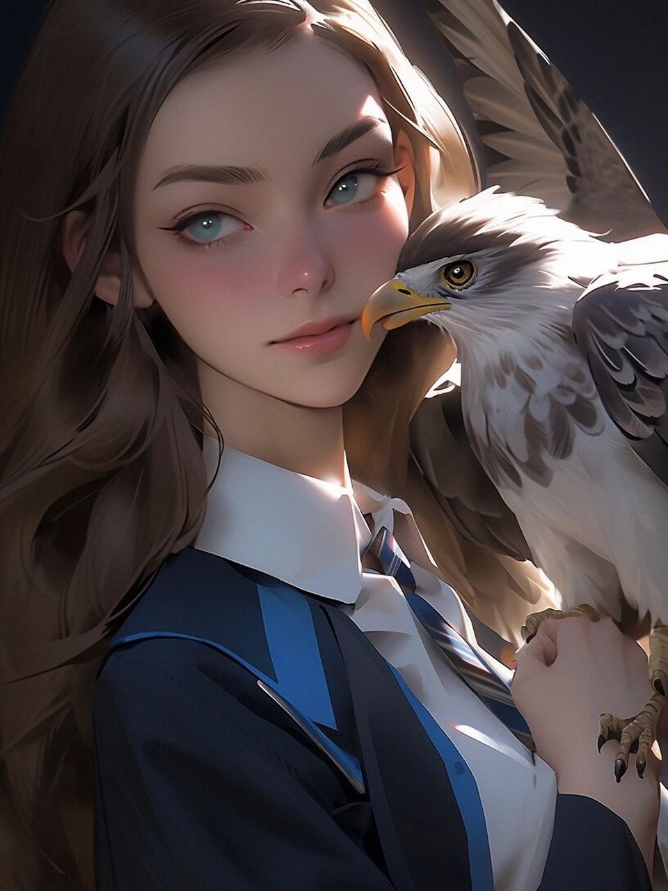 拉文克劳女生头像|姐姐太飒啦 颜值和智商双高的学霸小姐姐谁不爱呢!