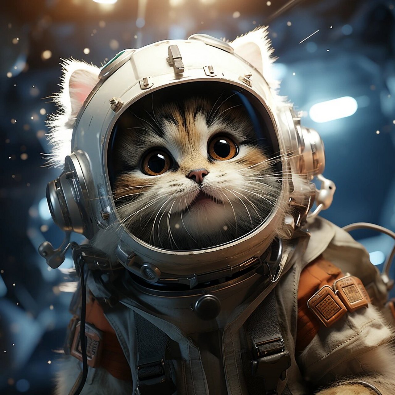 头像分享|宇航员喵星人|探索太空 探索太空的喵星人