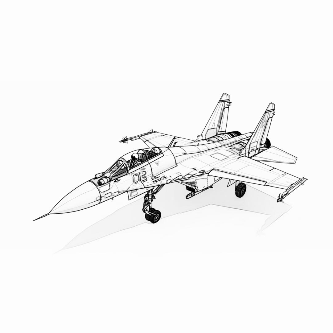 米格-29·线稿